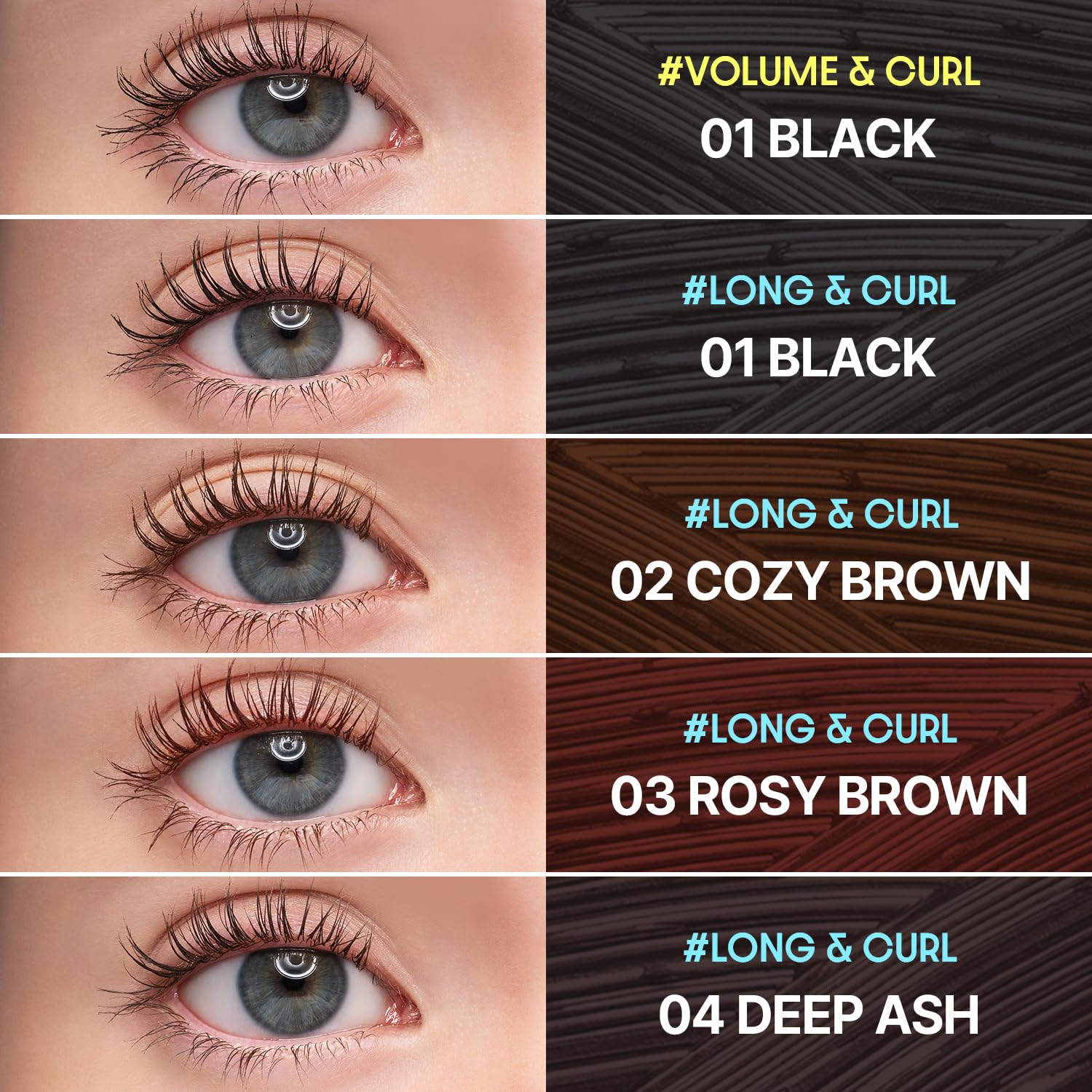 Foto 4 pulgar | Máscara Cosnori Perfect Setting Waterproof Volume & Curl, 7 Ml - Venta Internacional.