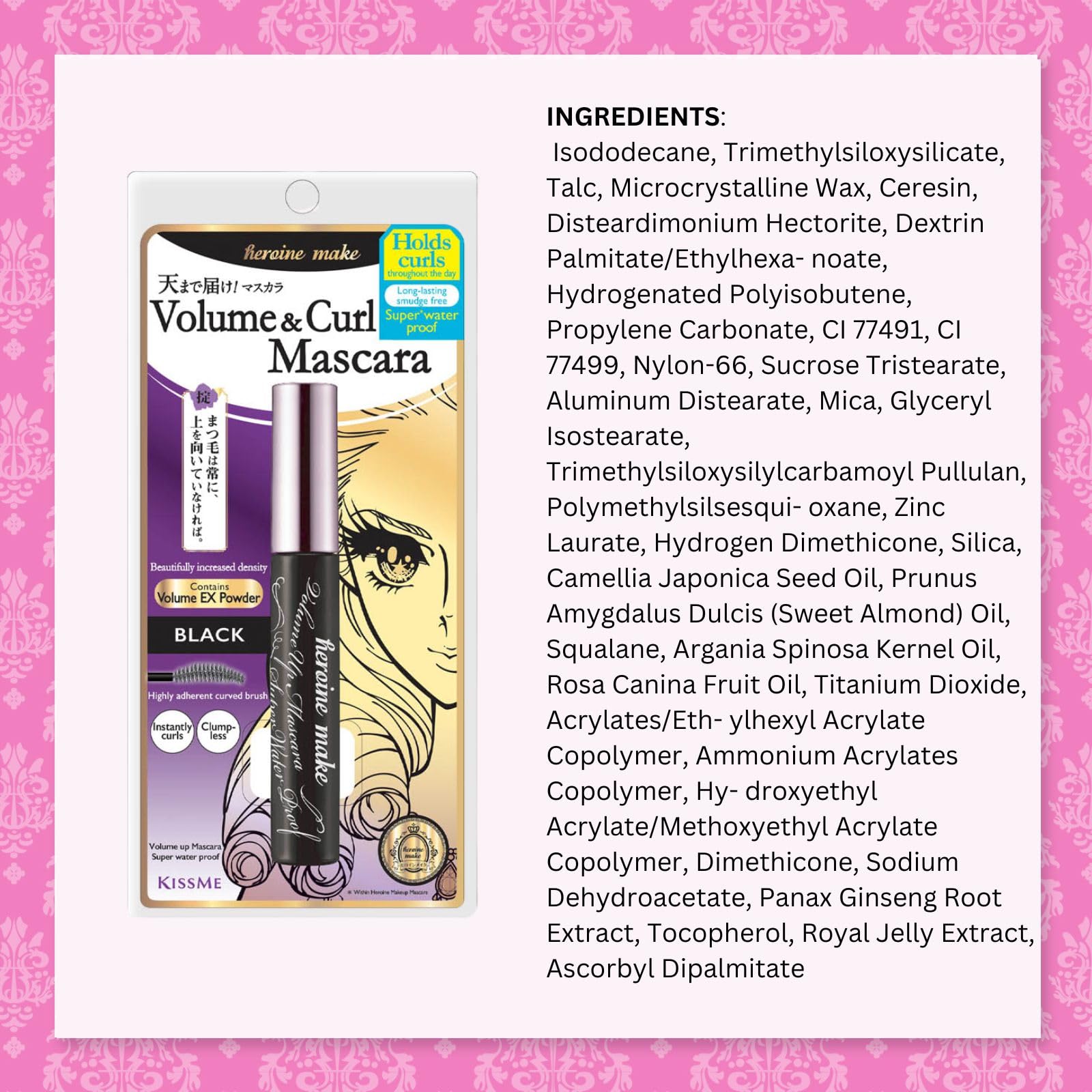 Foto 6 | Set Combinado De Máscara Voluminizadora Heroine Make Con Removedor Japan - Venta Internacional.