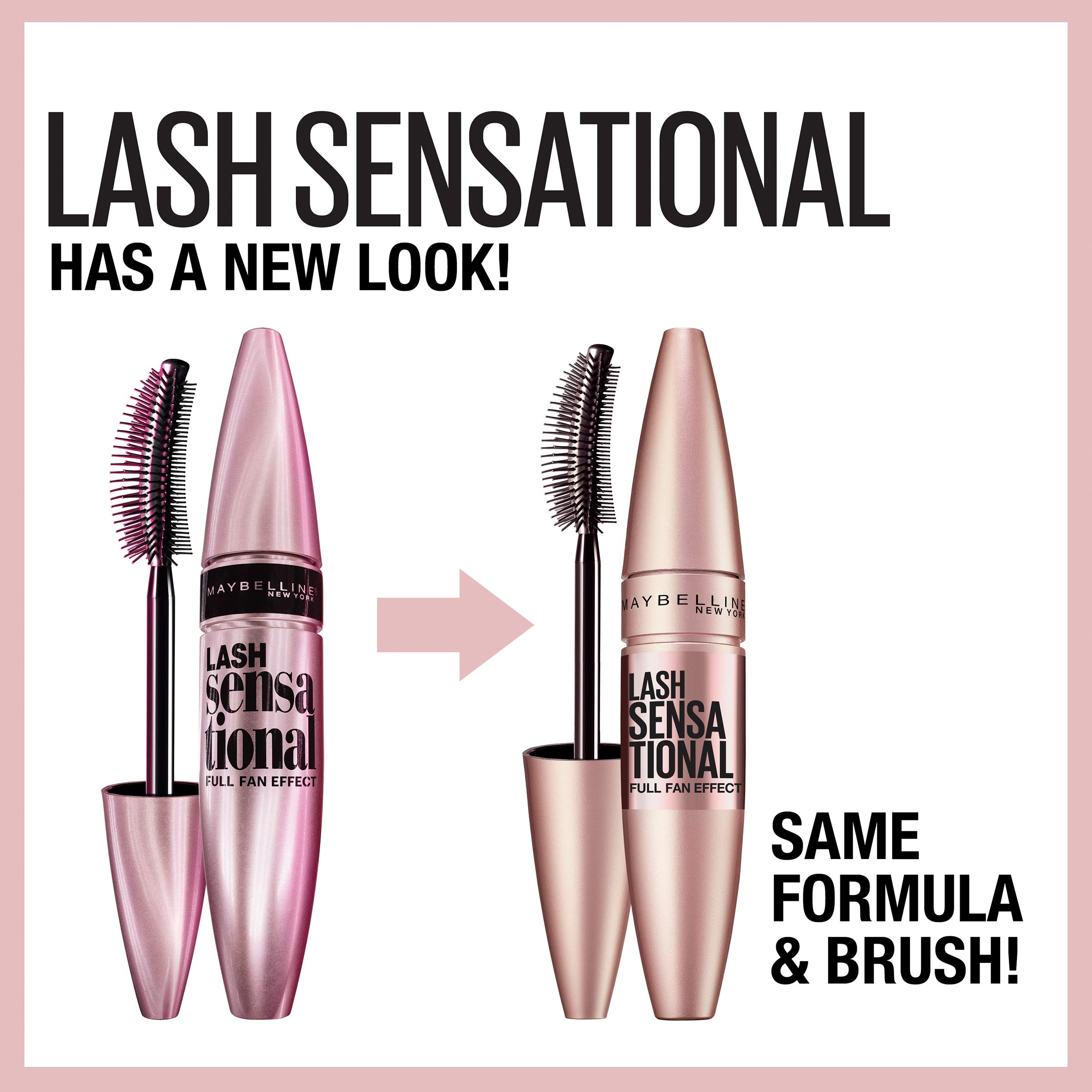Foto 2 | Máscara Maybelline Lash Sensational  Lavable  Color Negro Medianoche - Venta Internacional.