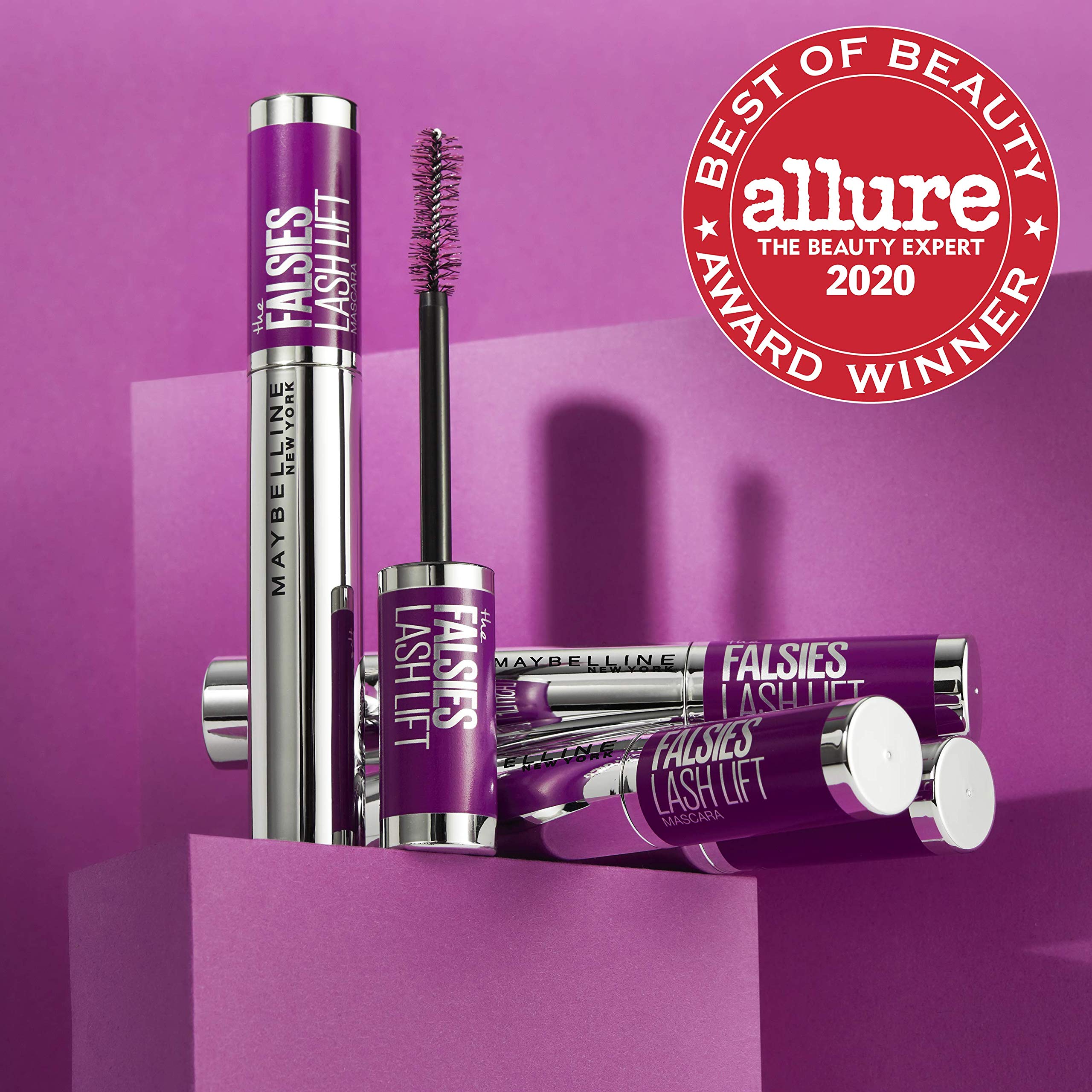 Foto 5 | Máscara Maybelline The Falsies Lash Lift  Lavable  Negra Y Negra - Venta Internacional.