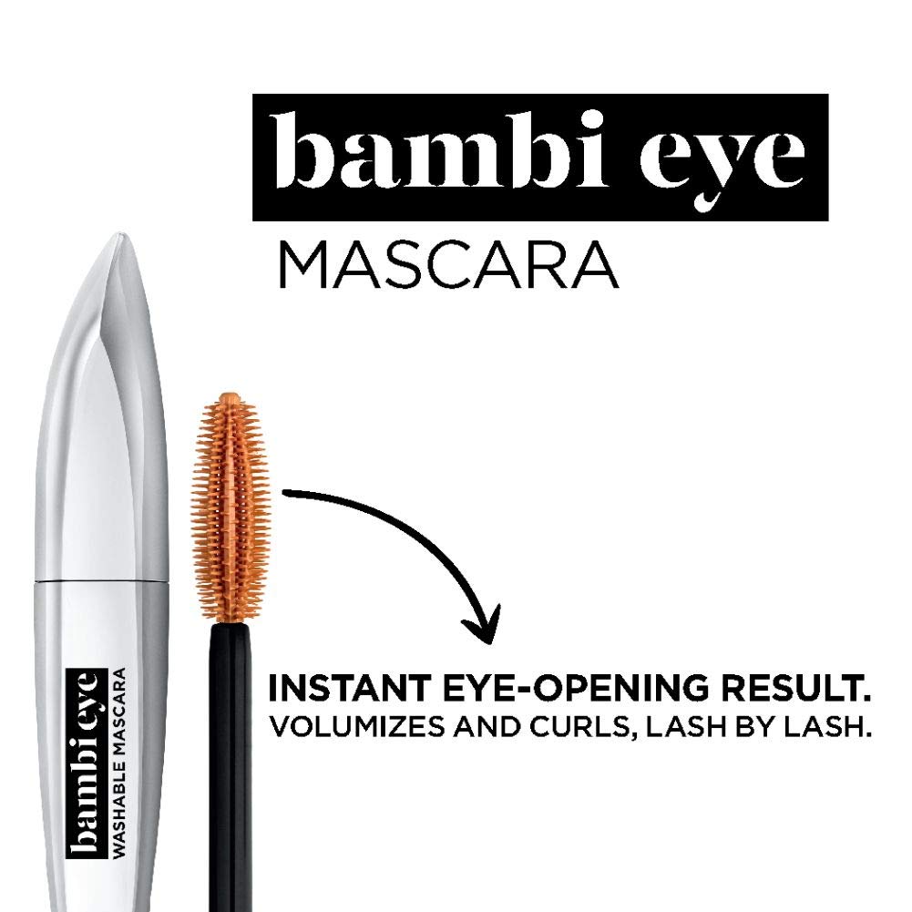 Foto 7 | Máscara L'oreal Paris Makeup Bambi Eye Lasting Volume Black - Venta Internacional.
