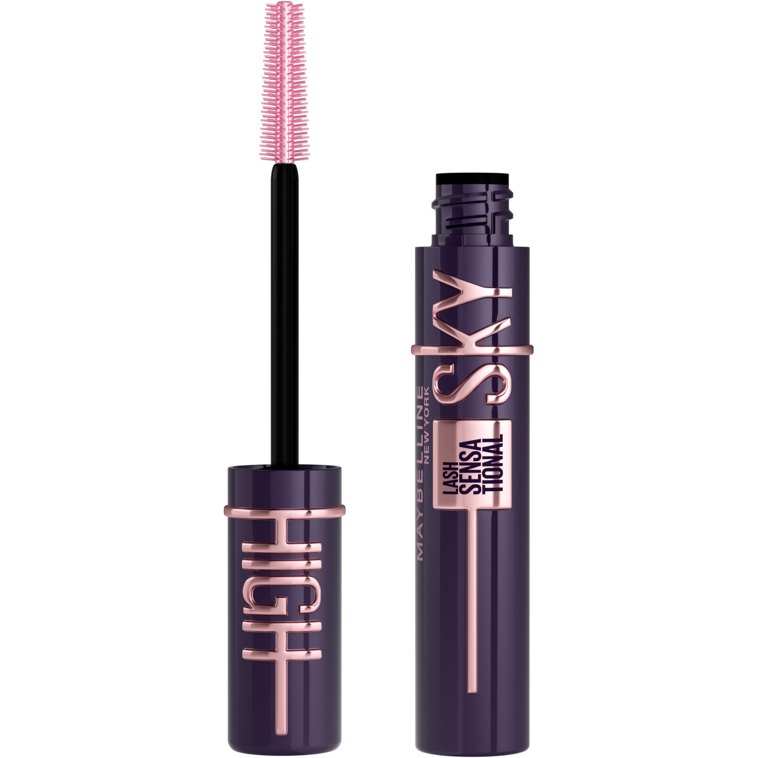 Foto 2 pulgar | Máscara Maybelline Lash Sensational Sky High Plum Twilight - Venta Internacional.