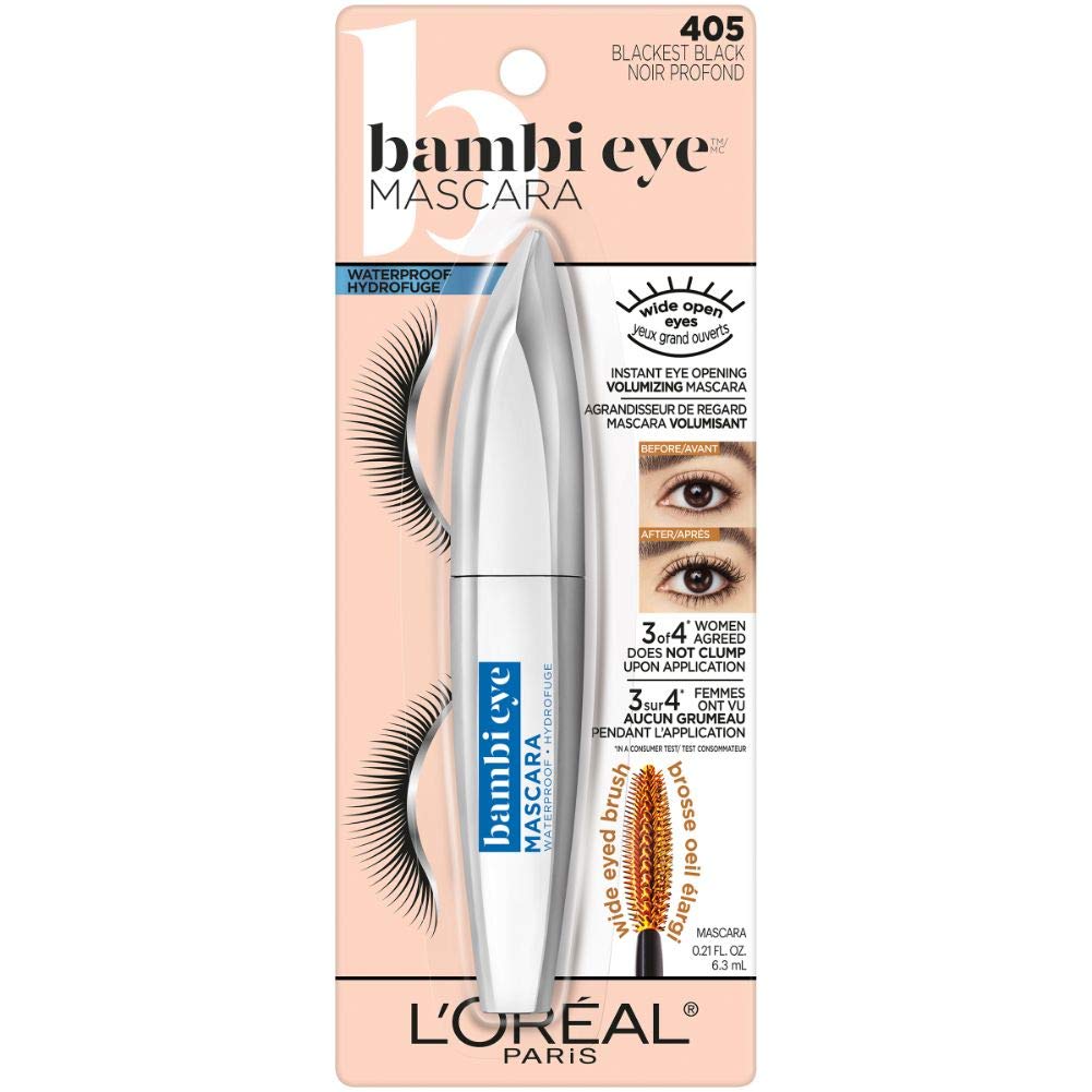 Foto 2 | Máscara L'oreal Paris Makeup Bambi Eye Lasting Volume Black - Venta Internacional.