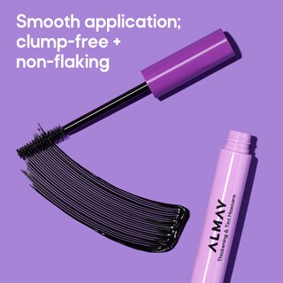 Foto 6 | Máscara Almay Thickening & Tint 402 Black 8 Ml - Venta Internacional.