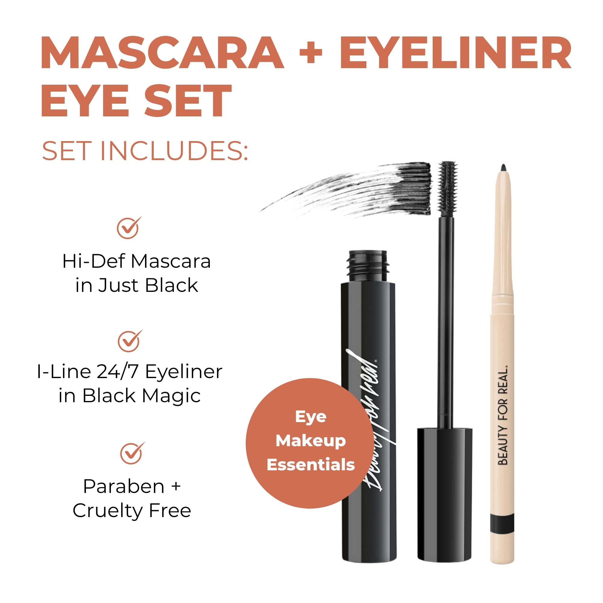 Foto 2 | Set De Maquillaje Beauty For Real I-line 24-7 Para Delineador De Ojos Y Rímel - Venta Internacional.