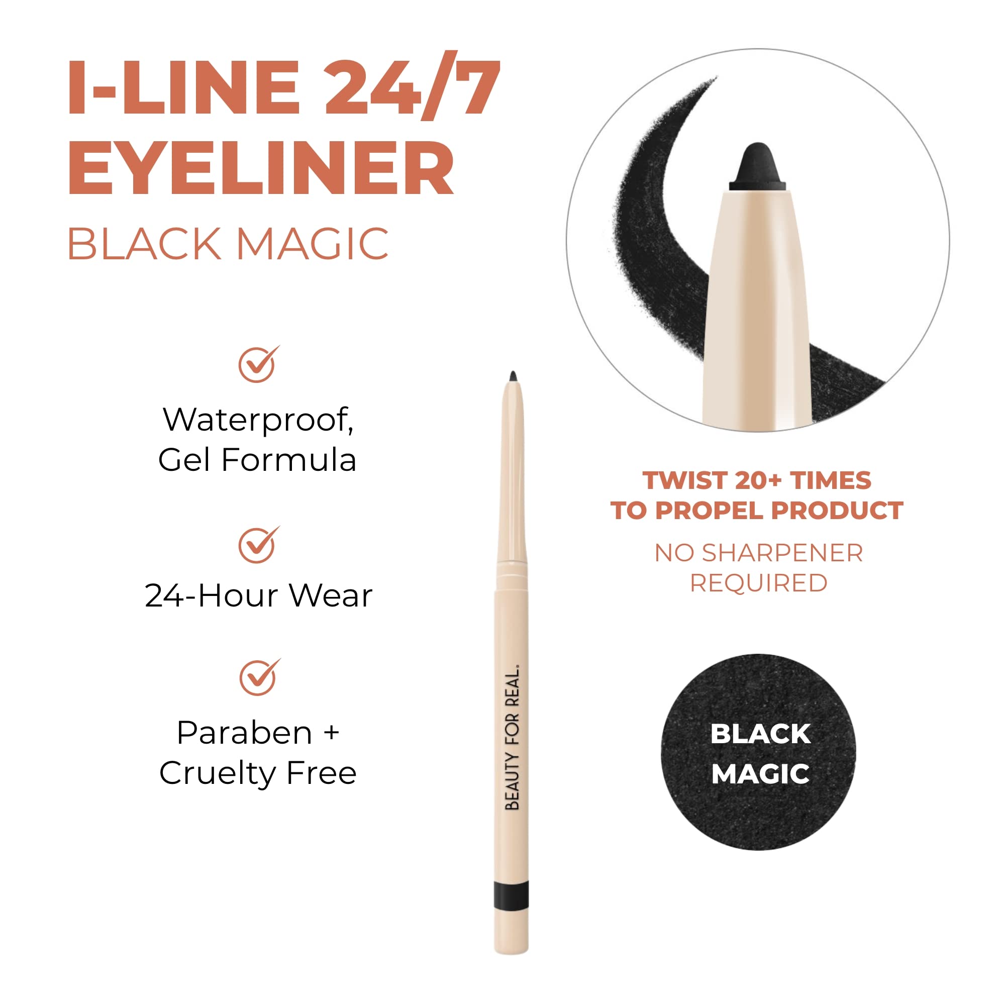 Foto 4 pulgar | Set De Maquillaje Beauty For Real I-line 24-7 Para Delineador De Ojos Y Rímel - Venta Internacional.