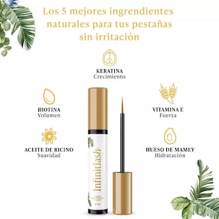 Foto 3 | Crecimiento Pestañas y Cejas Infinitlash Serum Biotina Keratina, Vitamina E Aceite De Ricino y Hueso de Mamey Brows Se
