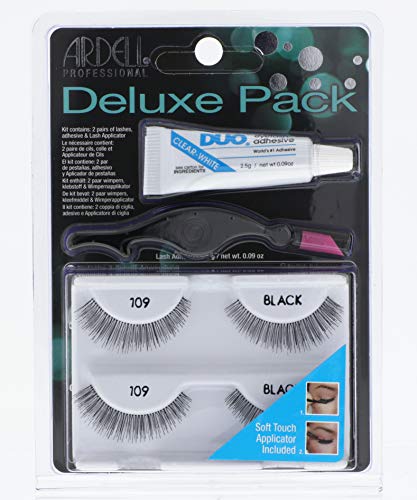 Foto 2 pulgar | Pestañas Ardell Deluxe Pack 109, Negras - Venta Internacional.