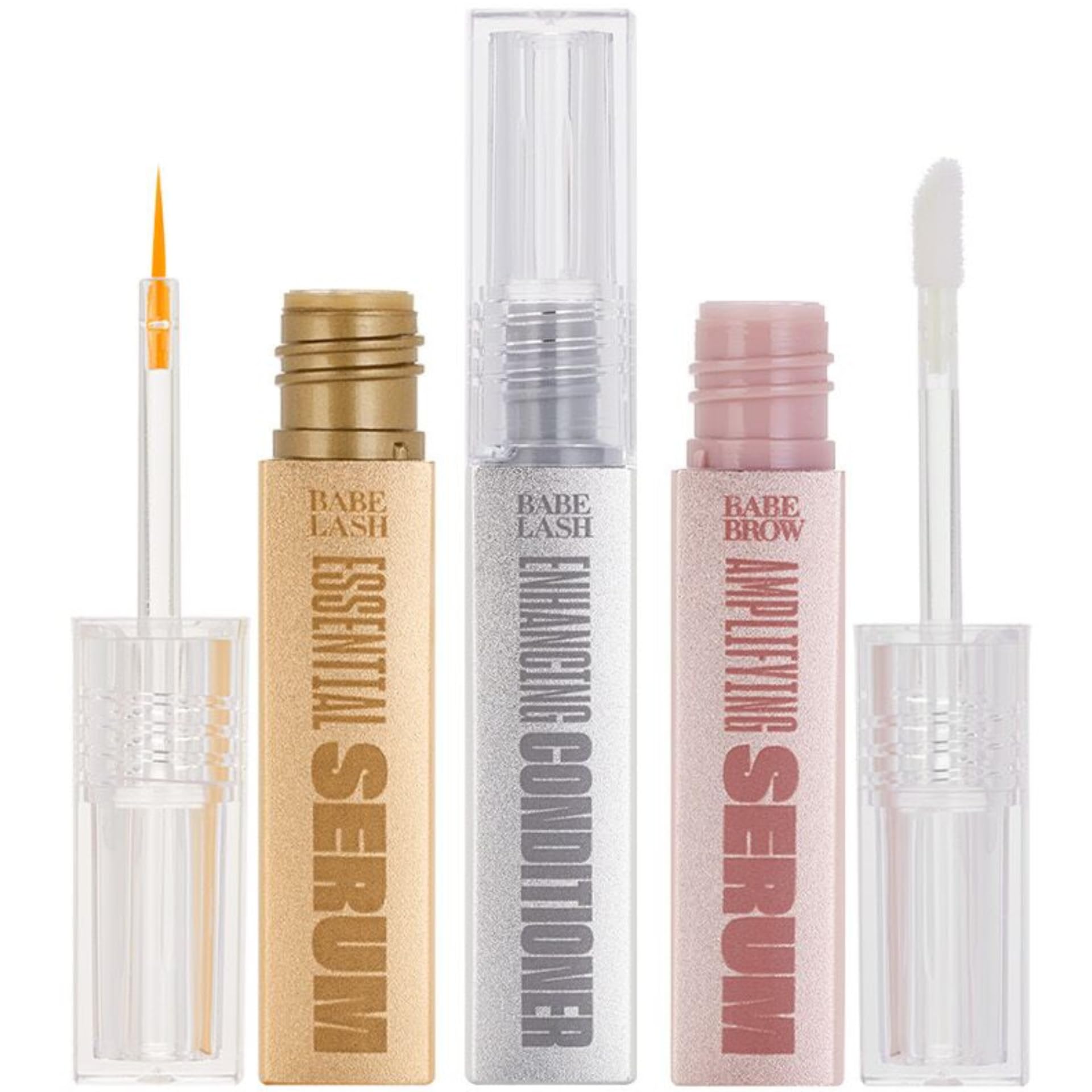 Mini Set Babe Original Triple Threat con Sérum para Pestañas y Cejas 1 Ml - Venta Internacional