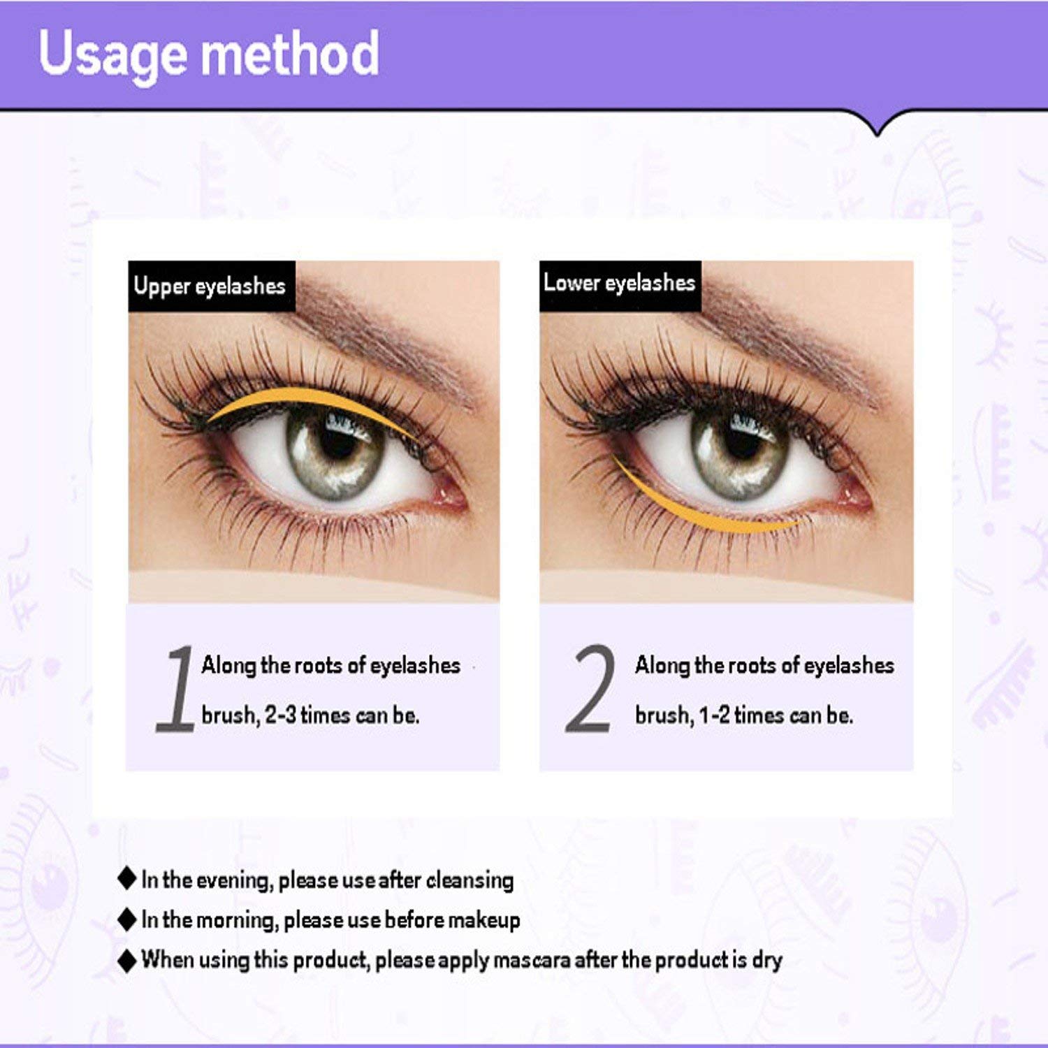 Foto 6 pulgar | Líquido Alargador De Pestañas, Cejas Y Líneas De Cabello Bioaqua - Venta Internacional.