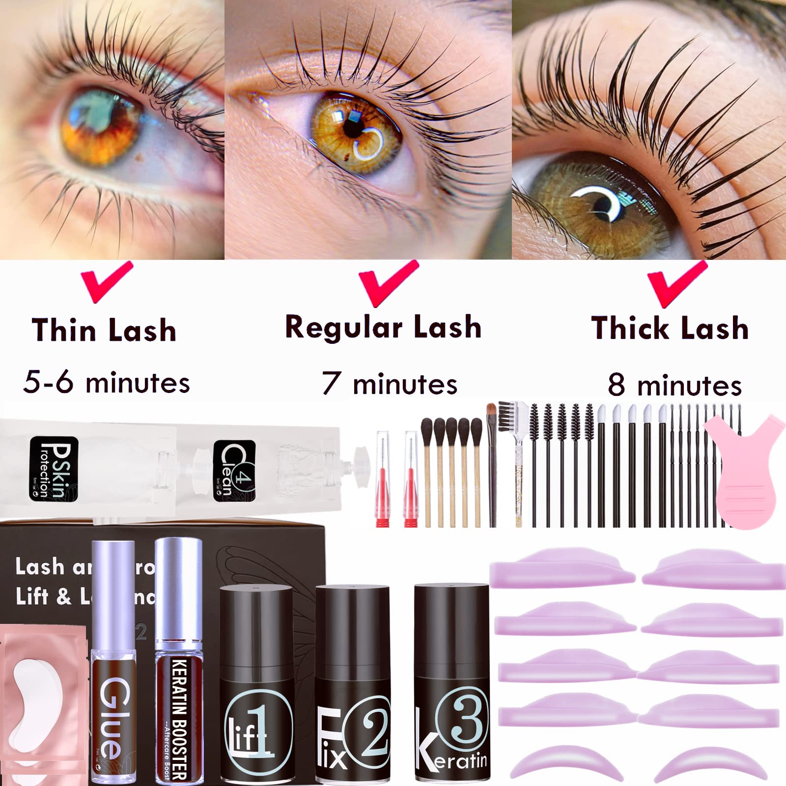 Foto 6 pulgar | Kit De Estiramiento De Pestañas Libeauty Strong Eyelash Lifting 10 Ml Airless - Venta Internacional.