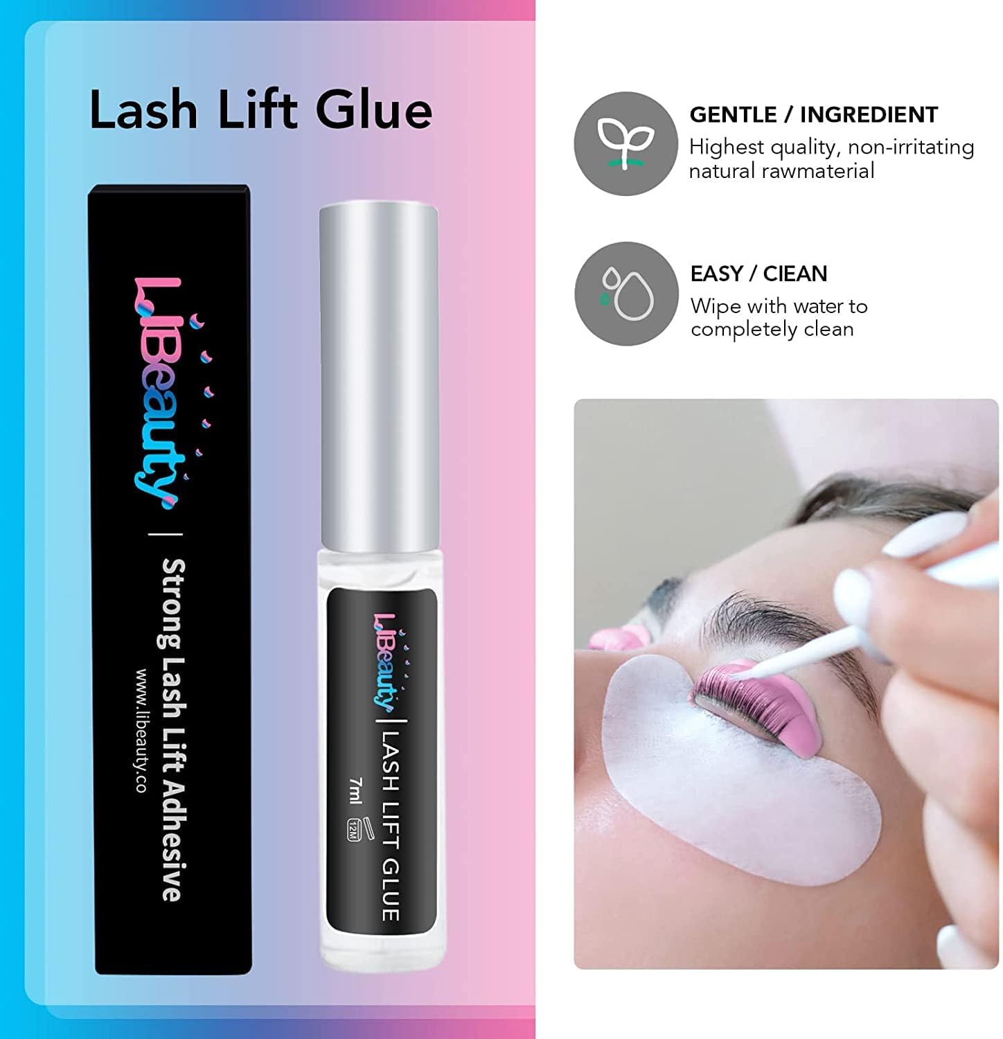 Foto 8 pulgar | Kit de Estiramiento Y Coloración de Pestañas para Laminación De Cejas  Libeauty - Venta Internacional