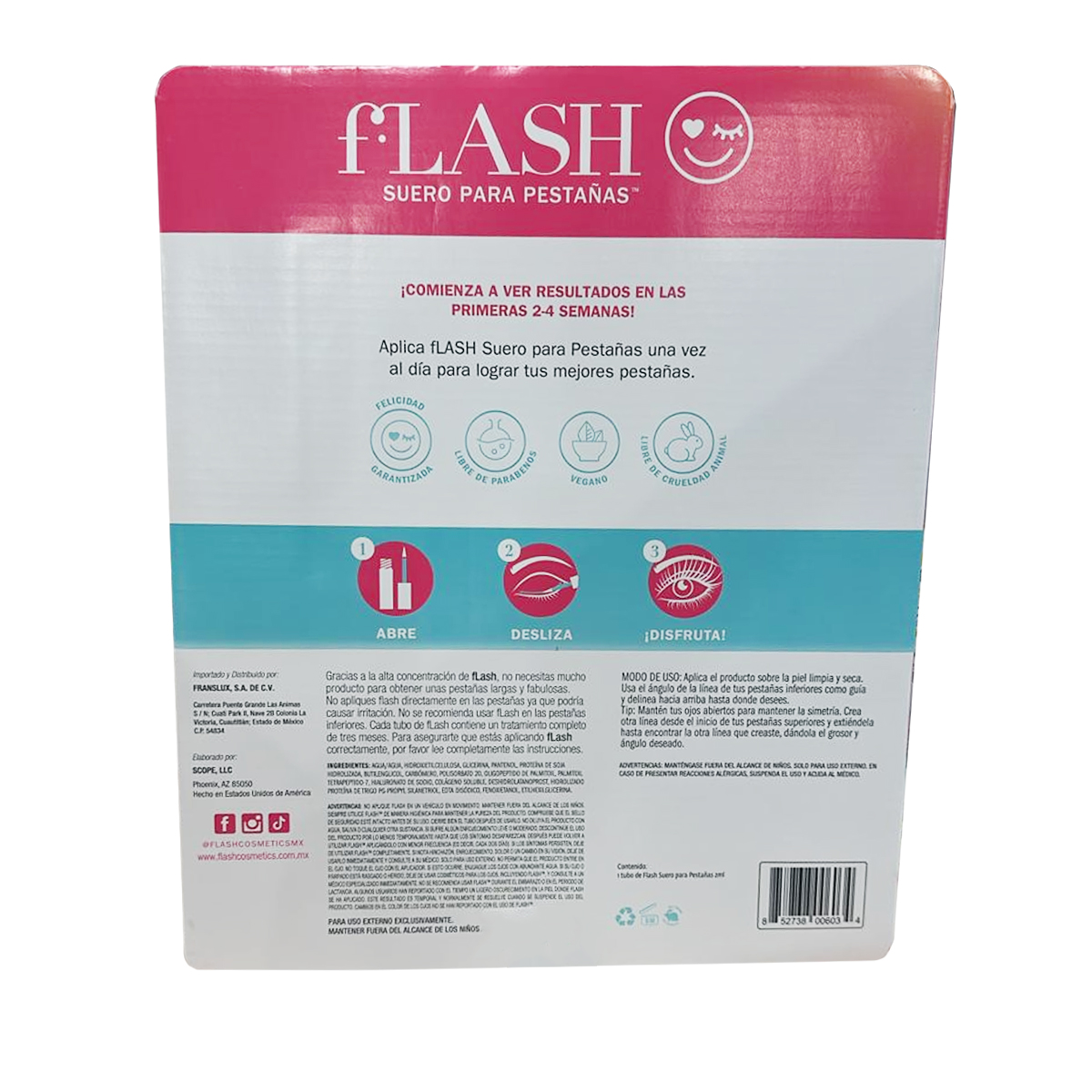 Foto 4 pulgar | Suero Amplificador De Pestañas Flash