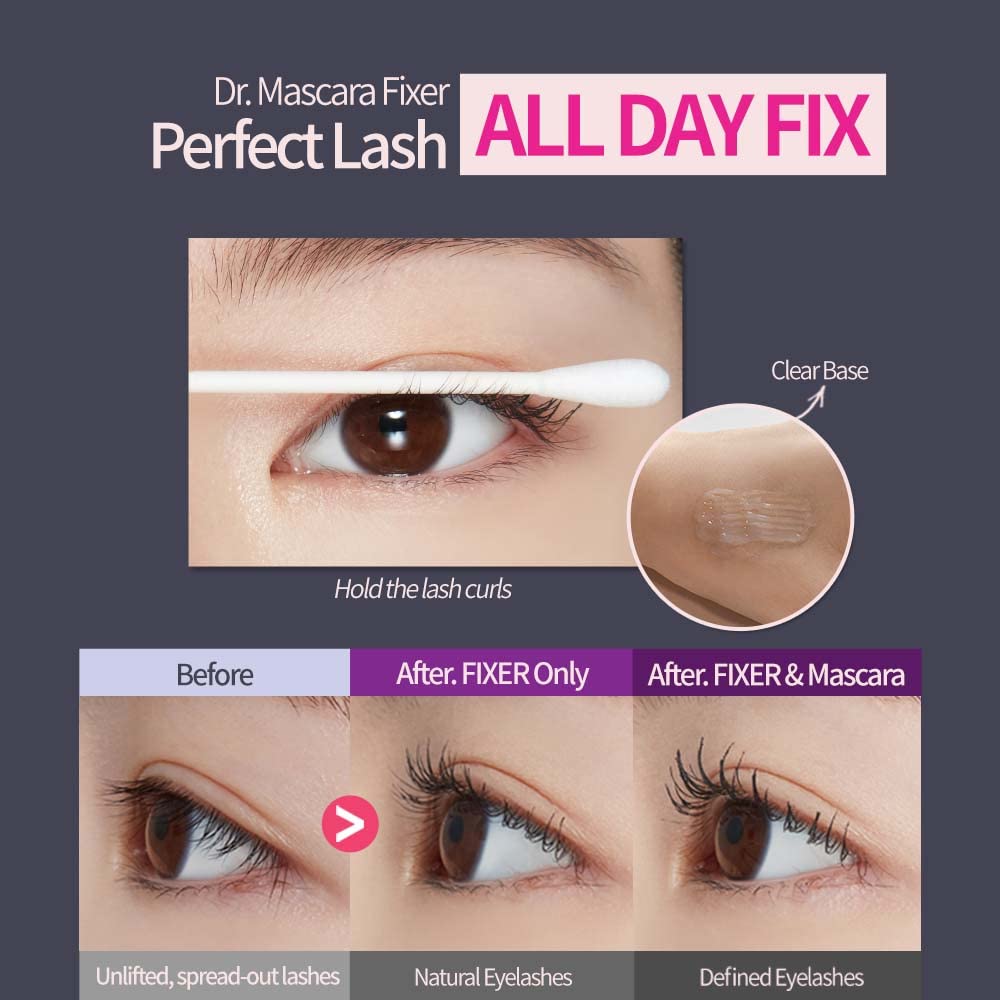 Foto 5 | Máscara Fijadora Etude Dr. Para Pestañas Perfectas 01 Con Volumen Natural - Venta Internacional.