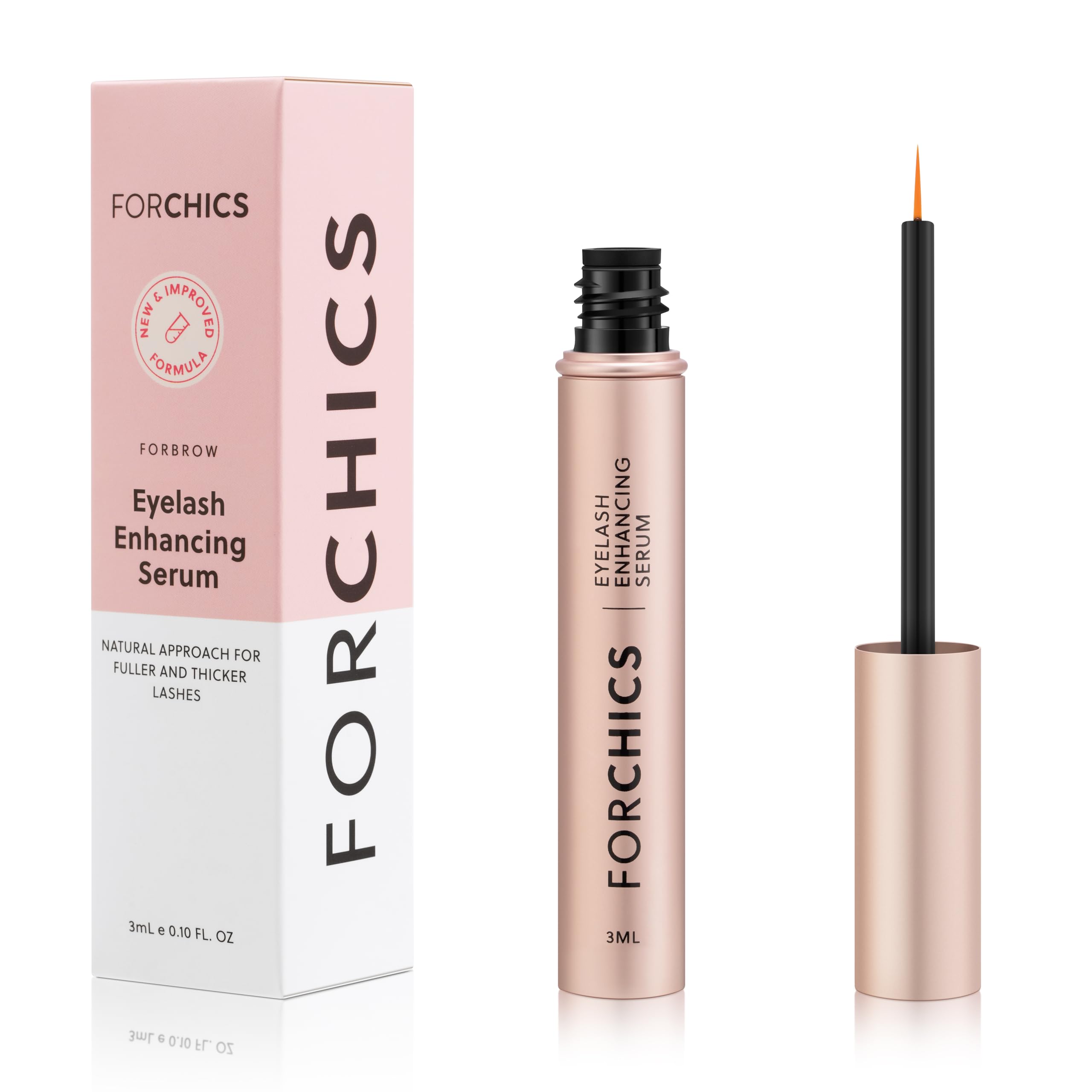 Foto 2 pulgar | Sérum Para El Crecimiento De Pestañas Forchics Para Pestañas Sin Hormonas, 3 Ml - Venta Internacional.