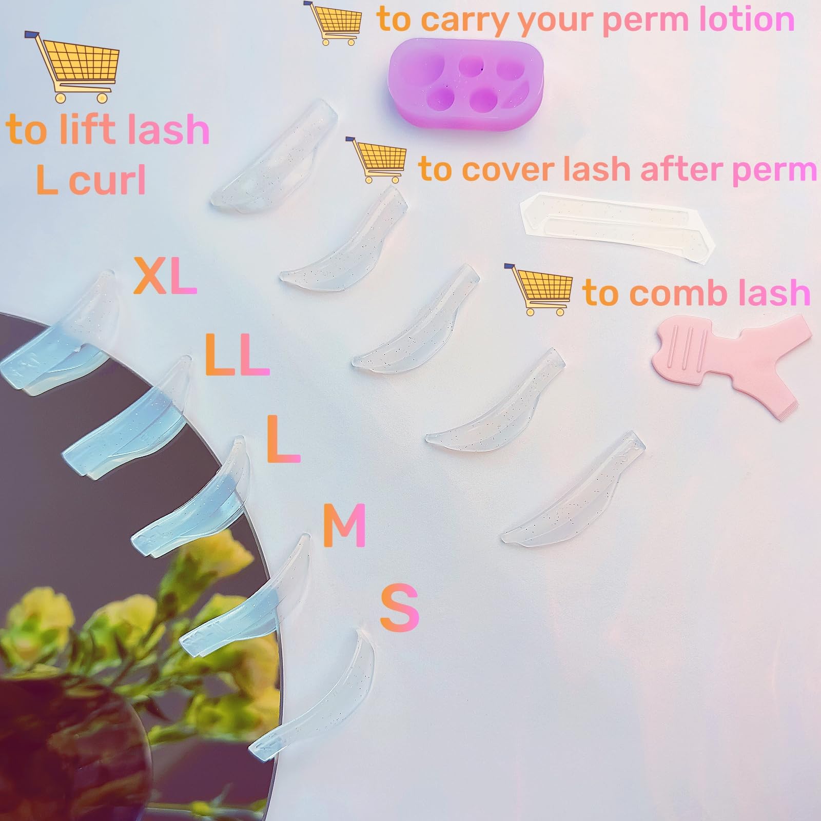 Foto 4 pulgar | Kit De Barras Para Levantar Pestañas Liber Beauty Con Purpurina, Protector Permanente De Pestañas - Venta Internaciona