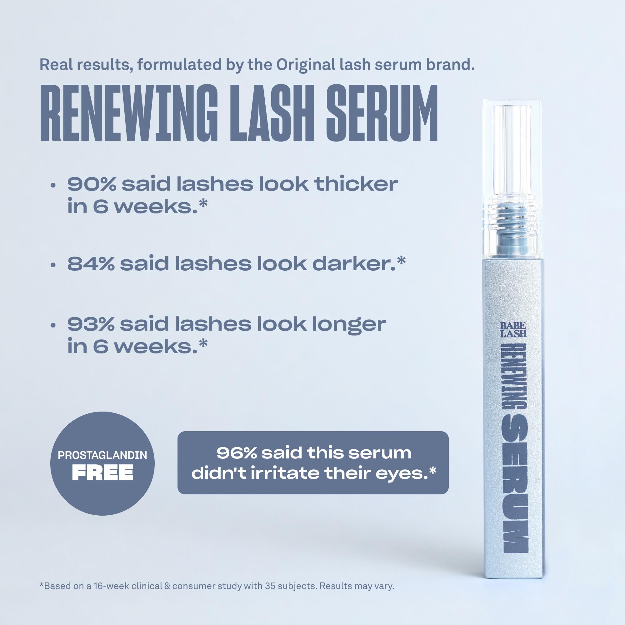 Foto 2 | Sérum Para Pestañas Babe Original, Péptido Renovador, 6 Ml, Fuller Lashes - Venta Internacional.