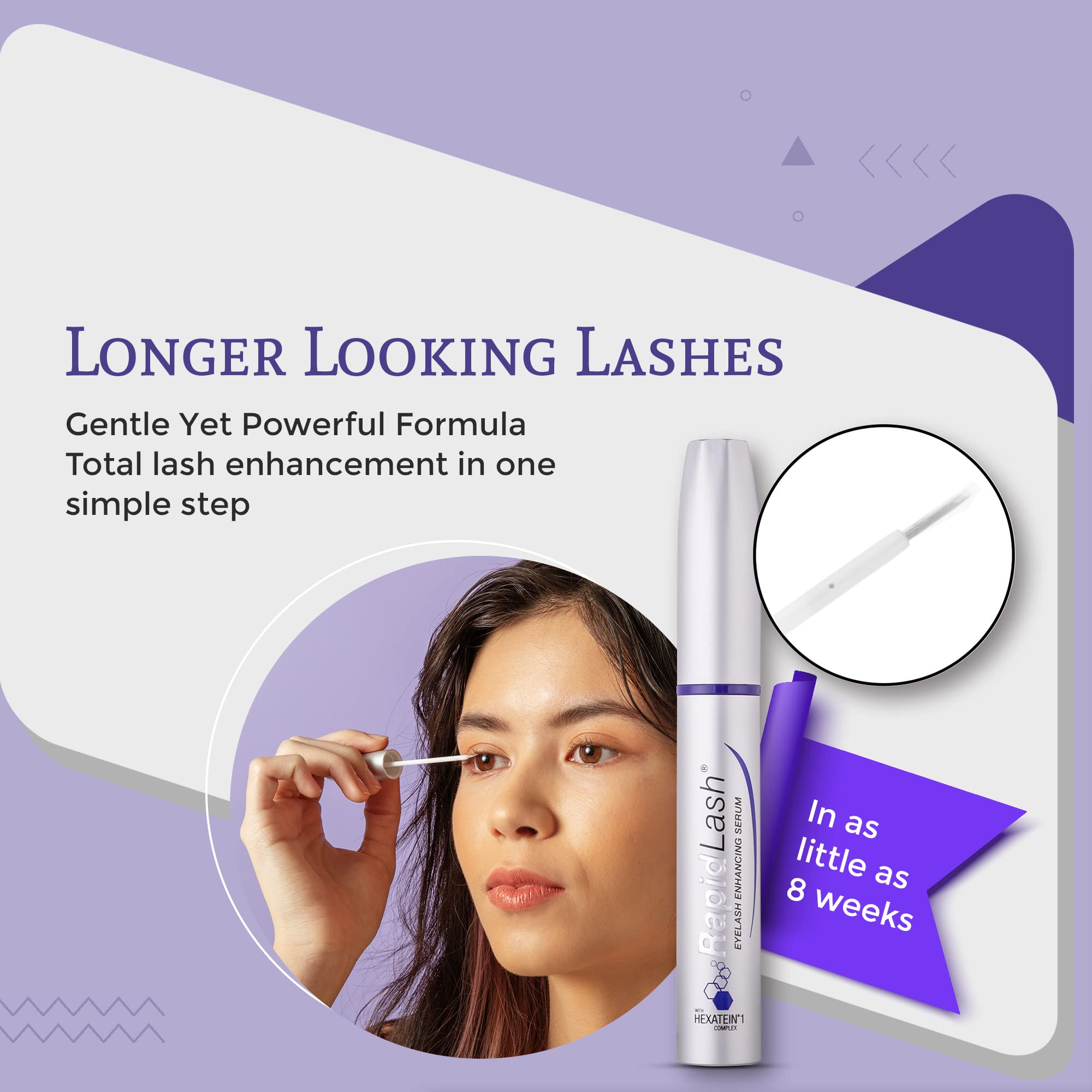 Foto 7 pulgar | El Sérum Realzador De Pestañas Rapidlash Promueve Pestañas Más Largas - Venta Internacional.