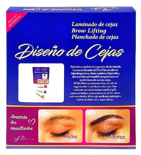 Foto 1 | Kit Planchado Cejas Profesional Laminado Xtellar