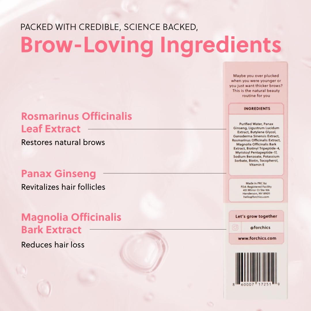 Foto 5 | Sérum Realzador De Cejas Forbrow De Forchics, Paquete De 3 - Venta Internacional.