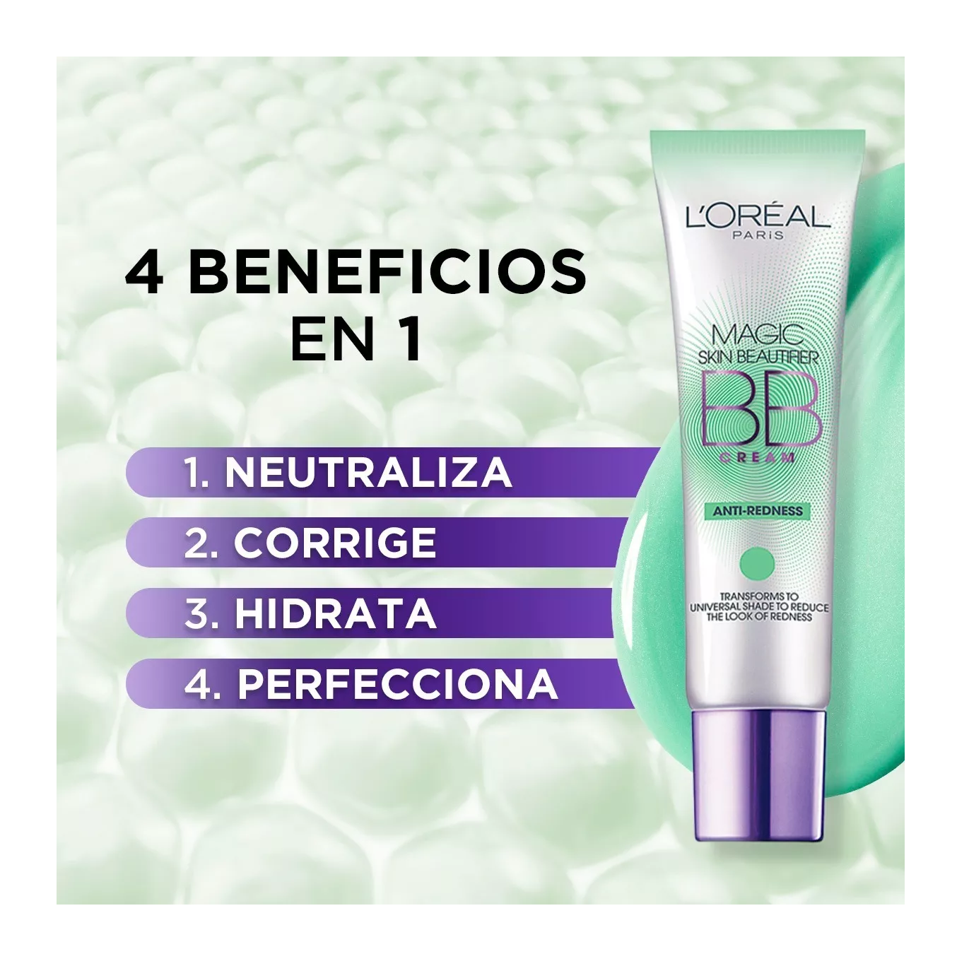 Foto 4 pulgar | Base de Maquillaje BB Cream L'oréal Paris Magic Anti-redness 30 ml