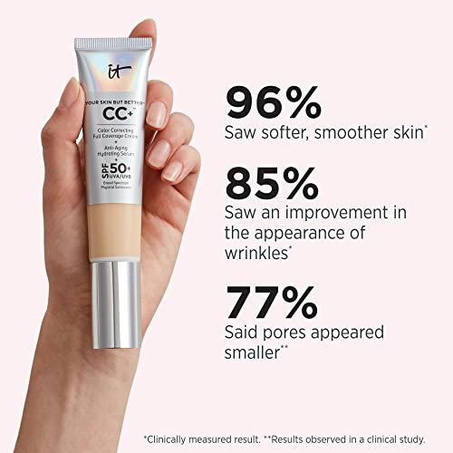 Foto 7 pulgar | Protector Solar CC+ Cream It Cosmetics Light, Cobertura Total, Spf50+, 32 ml - Venta Internacional