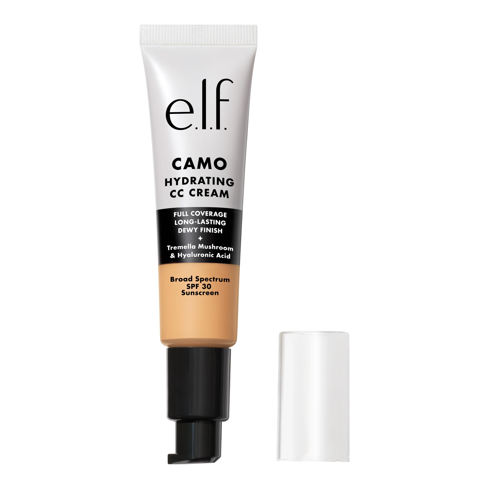 Camuflaje Hidratante Cc Cream e.l.f. Spf 30 Luz de Cobertura Total 280 N - Venta Internacional