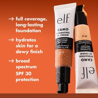 Foto 4 | Camuflaje Hidratante Cc Cream e.l.f. Spf 30 Luz de Cobertura Total 280 N - Venta Internacional