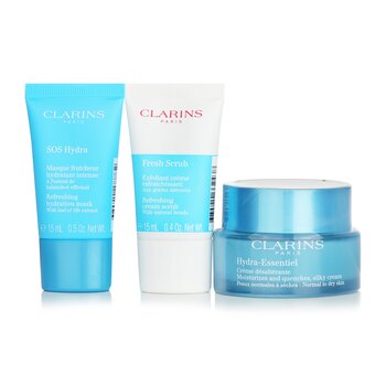 Foto 4 pulgar | Set de Cuidado de la Piel Clarins Hydra-Essentials con Crema de 50 ml 3 Unidades - Venta Internacional
