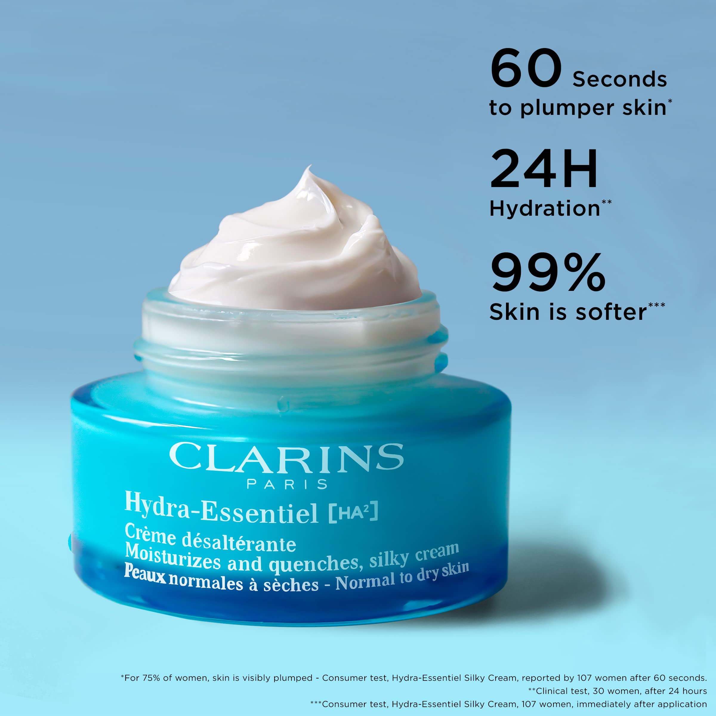 Foto 3 pulgar | Crema Hidratante Clarins Hydra-essentiel Silky Cream 50 Ml - Venta Internacional.