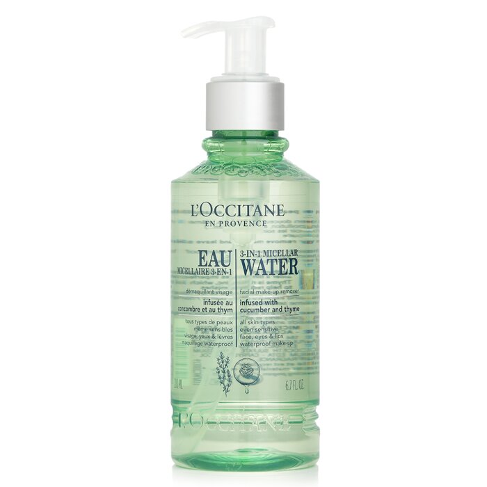 Desmaquillante Facial L'occitane Agua Micelar 3 En 1 - Venta Internacional.