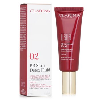 Foto 4 pulgar | Bb Cream Clarins Bb Skin Detox Fluid Spf 25 #02 Medium - Venta Internacional.