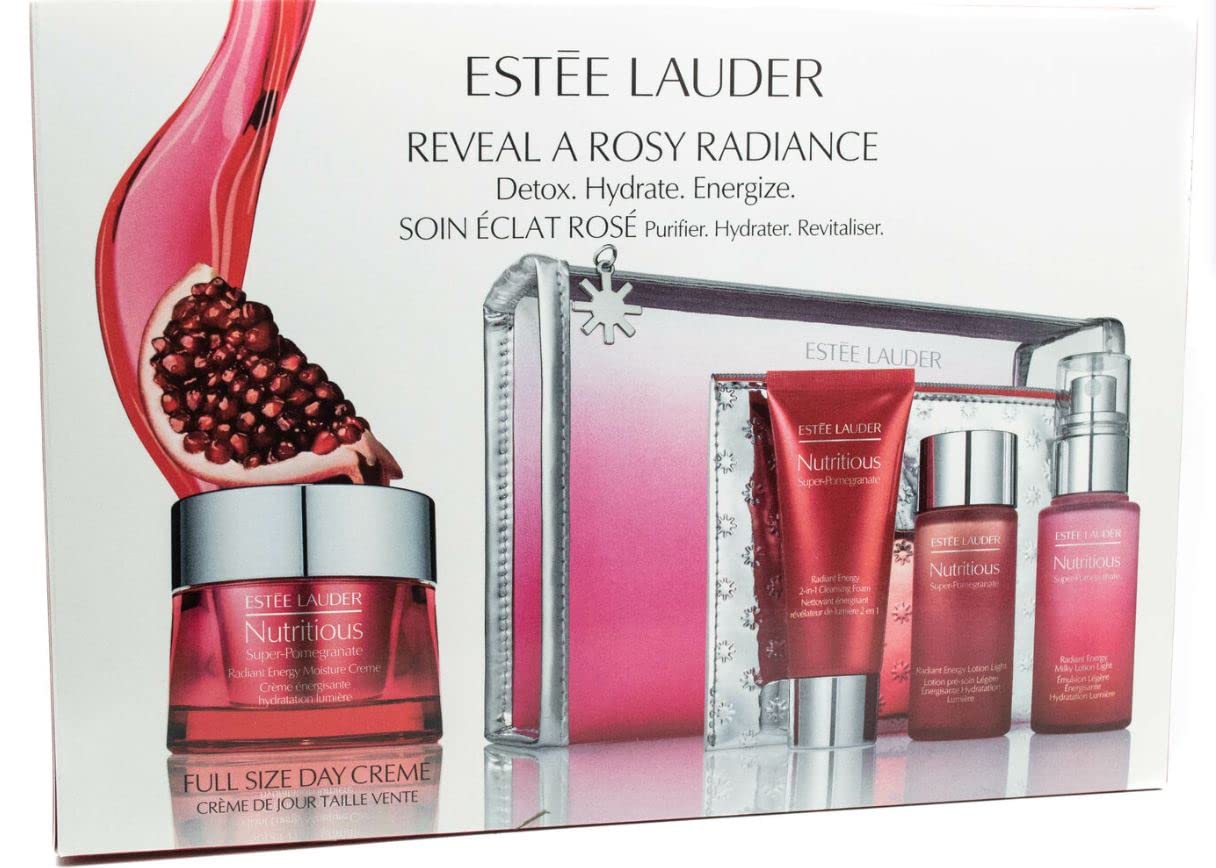Set De Cuidado De La Piel Estée Lauder Nutritious Super Pomegranate Reveal - Venta Internacional.