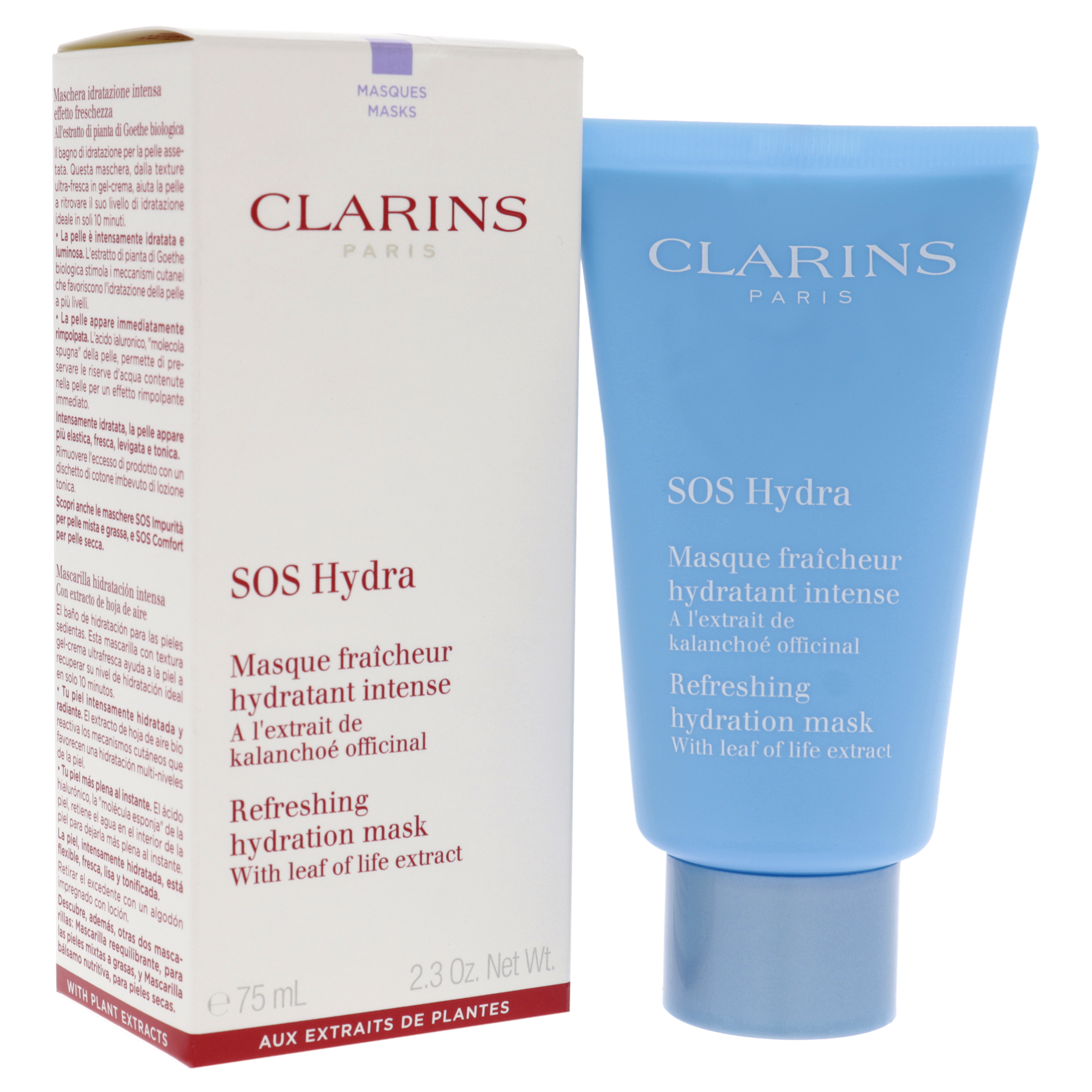 Foto 3 pulgar | Mascarilla De Hidratación Clarins Sos Hydra Para Mujer 68 Ml - Venta Internacional.