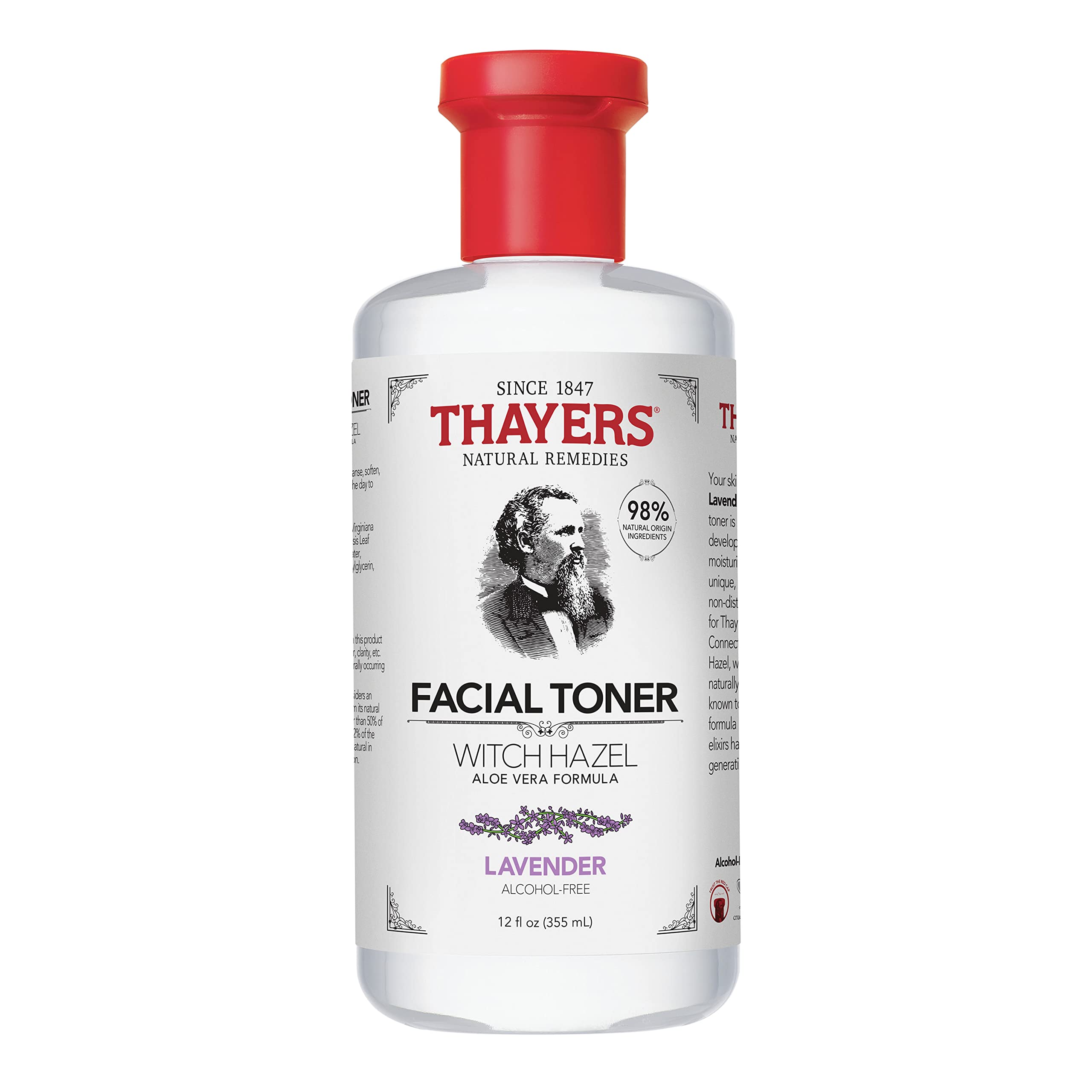 Tónico Thayers Hamamelis Lavanda, Sin Alcohol, 355 Ml - Venta Internacional.