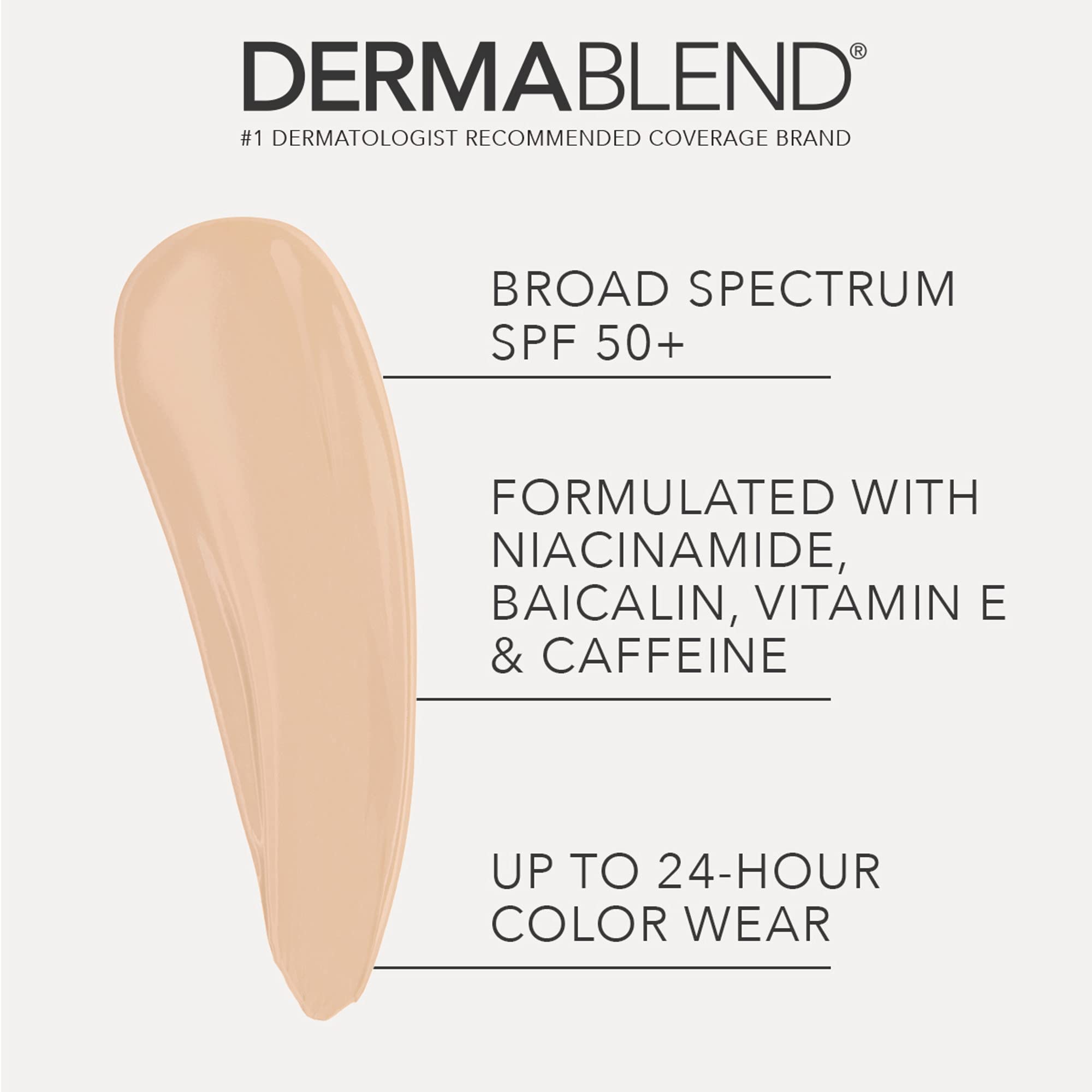Foto 5 pulgar | Base De Maquillaje Cc Cream Dermablend De Corrección Continua Spf 50+ - Venta Internacional.
