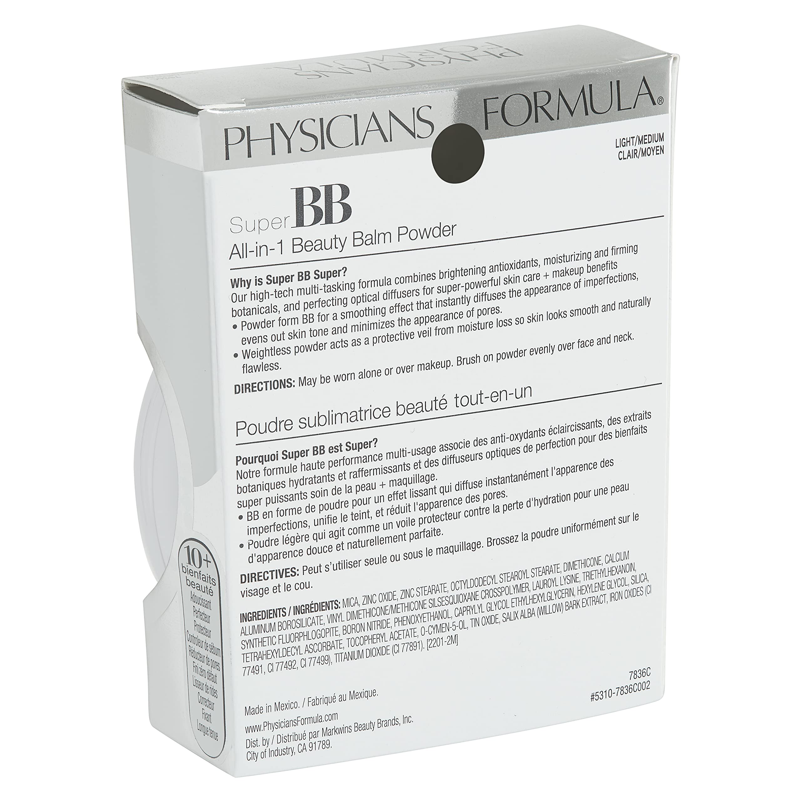 Foto 8 pulgar | Bb Cream Physicians Formula Super All-in-1 Light/medium - Venta Internacional.