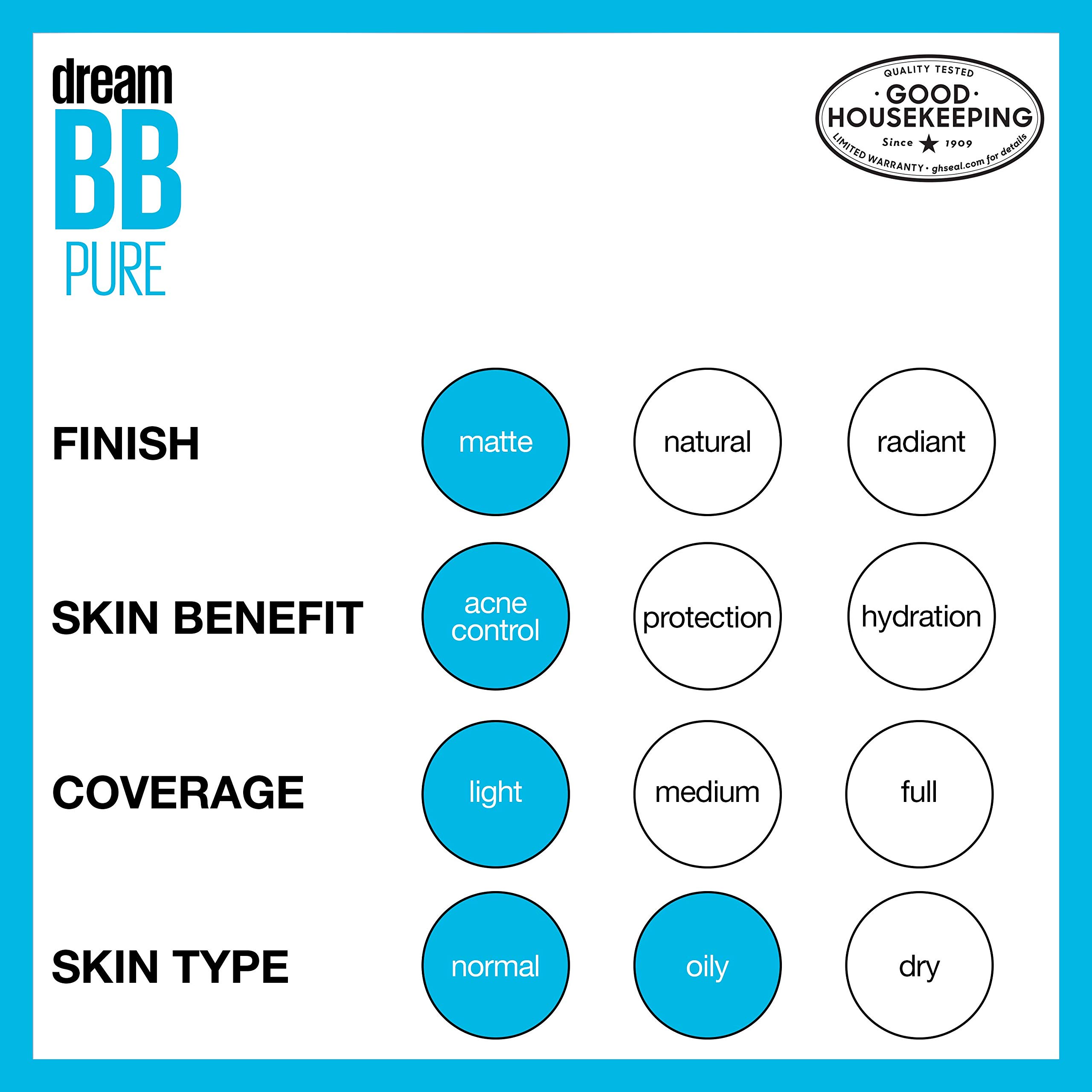 Foto 7 pulgar | Crema Bb Maybelline Dream Pure Skin Clearing 8 En 1, 30 Ml - Venta Internacional.