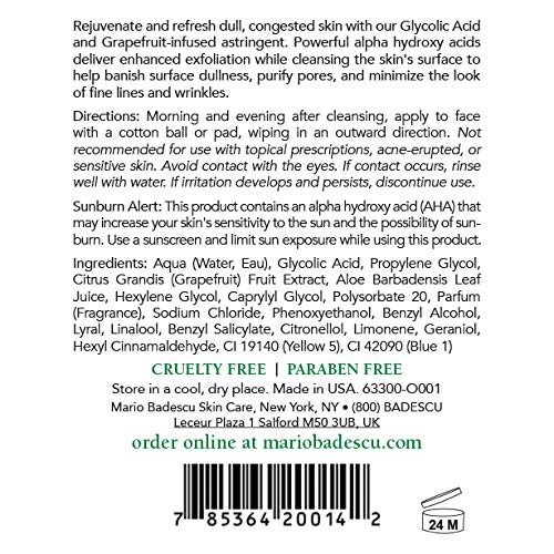 Foto 3 pulgar | Loción Limpiadora Mario Badescu Glicólico Pomelo 480ml - Venta Internacional.