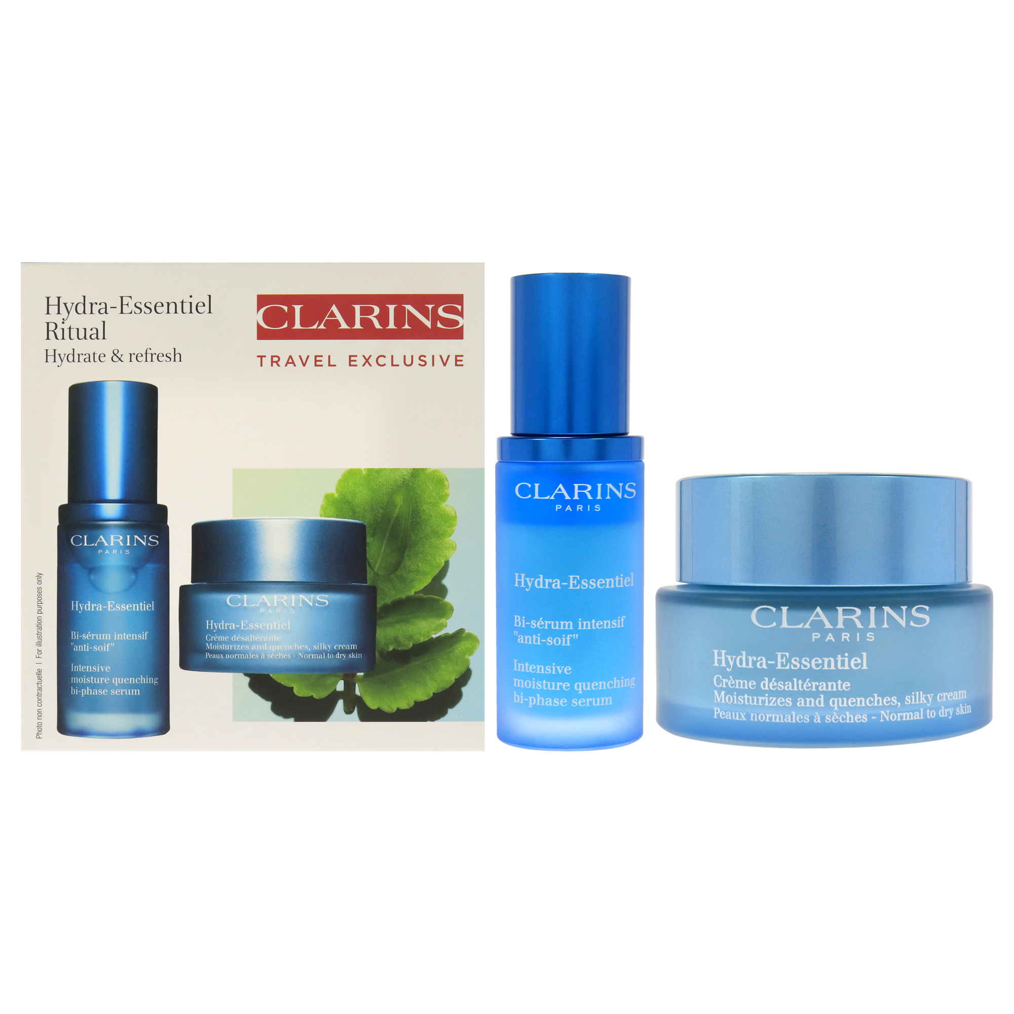 Set De Cuidado De La Piel Clarins Hydra-essentiel Experts Set De 2 Piezas - Venta Internacional.