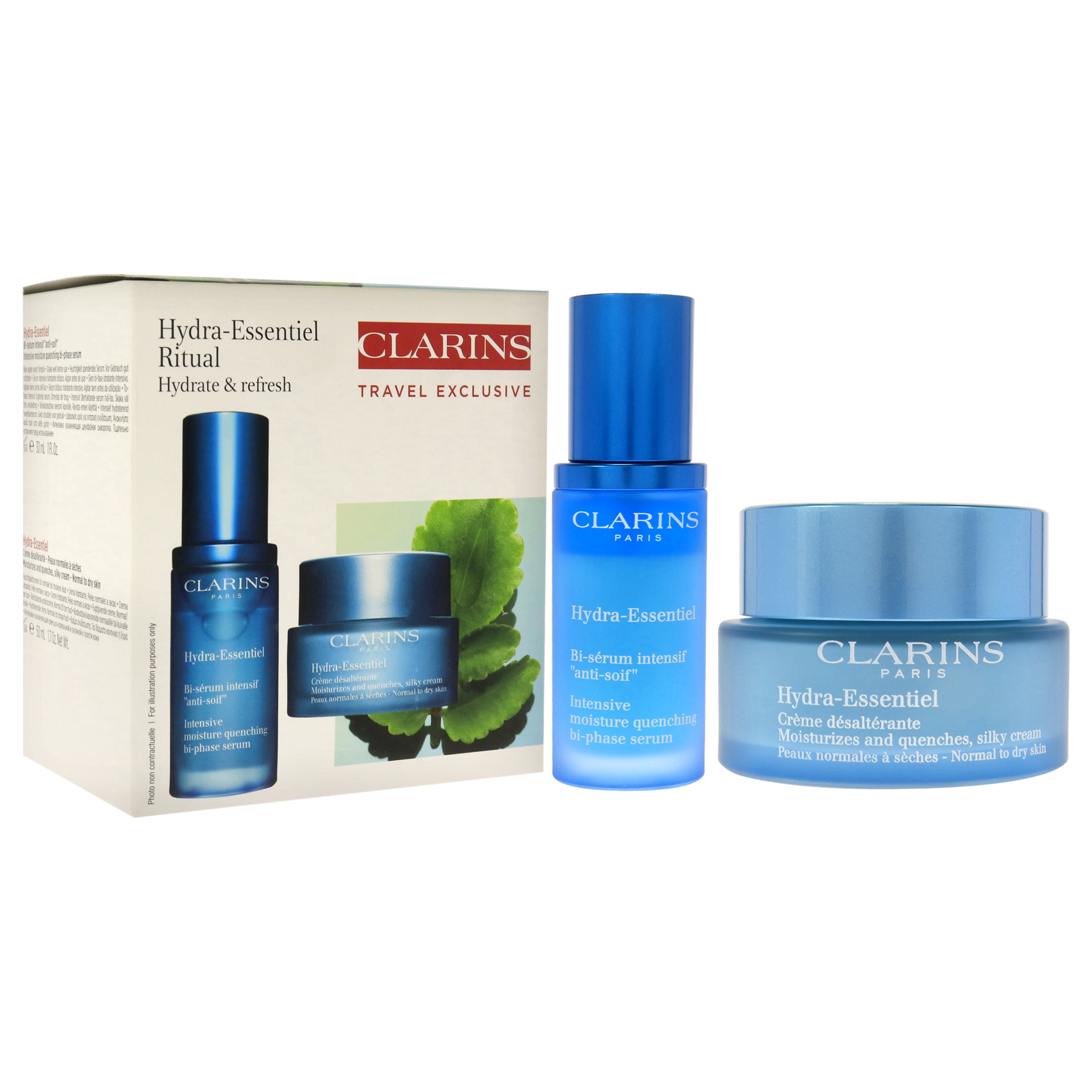 Foto 3 | Set De Cuidado De La Piel Clarins Hydra-essentiel Experts Set De 2 Piezas - Venta Internacional.