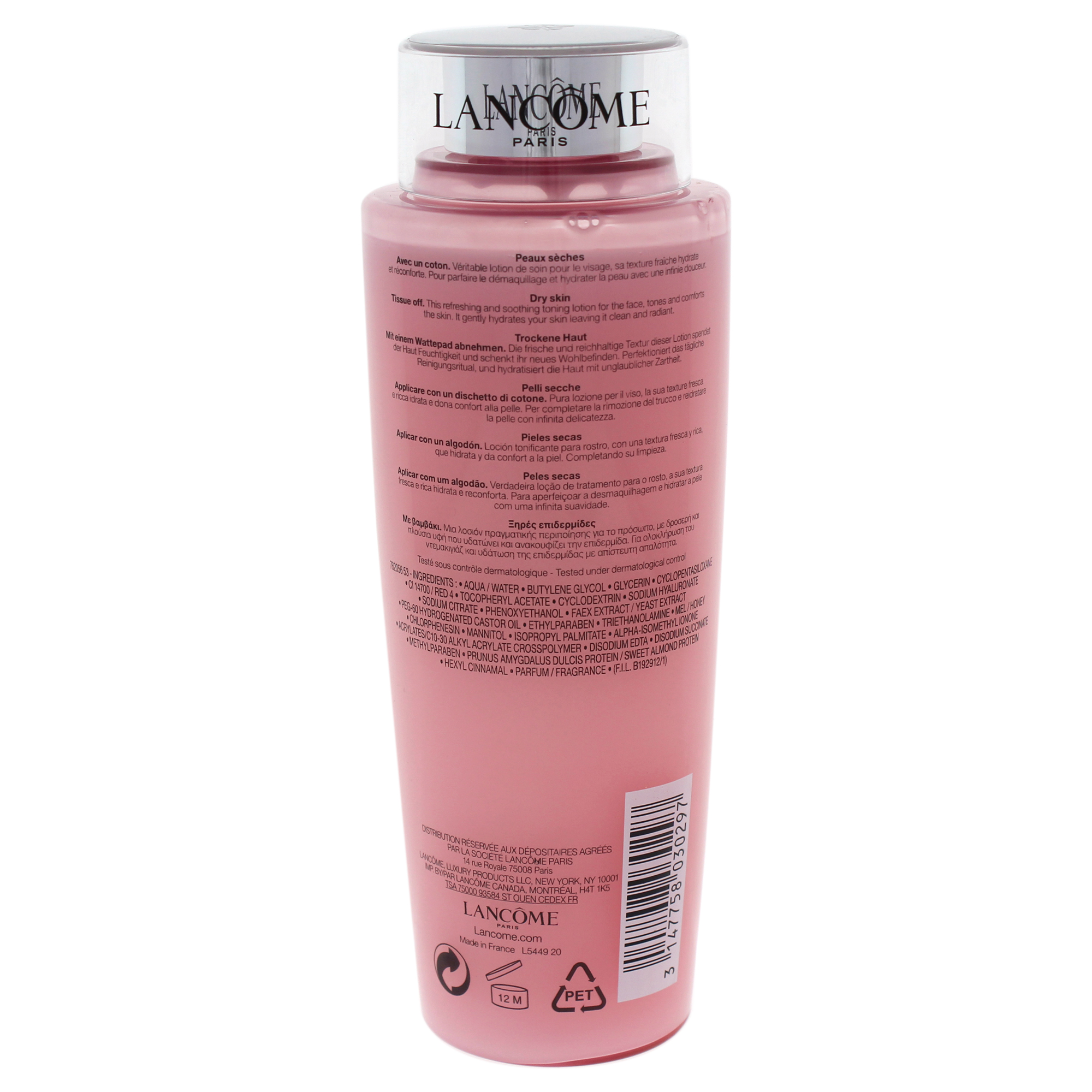 Tónico Lancome Tonique Confort, 400 Ml, Hidratante, Unisex - Venta Internacional.