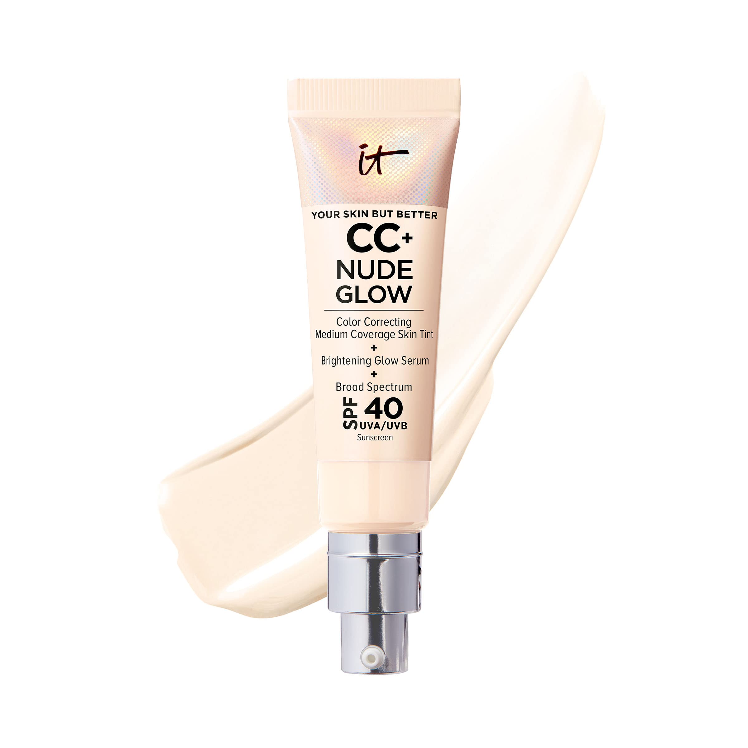 Foundation It Cosmetics Cc+ Nude Glow Con Spf 40 32 Ml Fair - Venta Internacional.