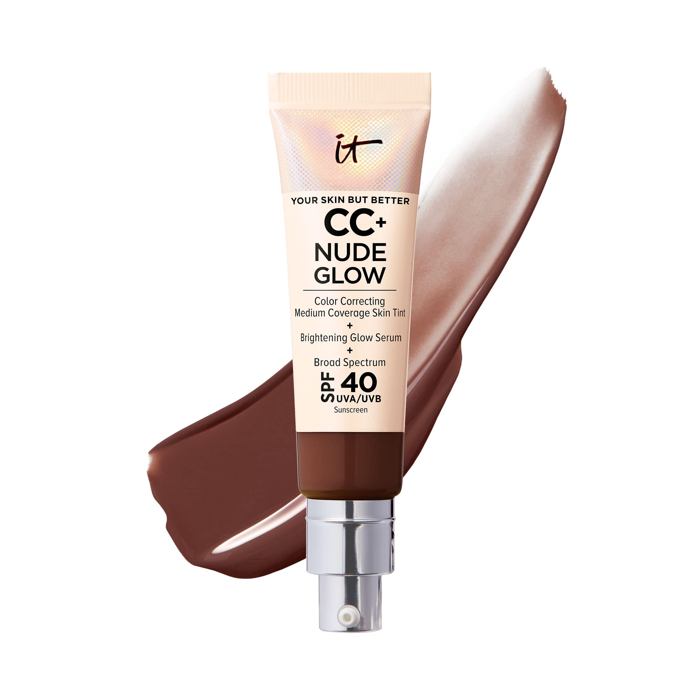 Foundation It Cosmetics Cc+ Nude Glow Deep Bronze 32 Ml - Venta Internacional.
