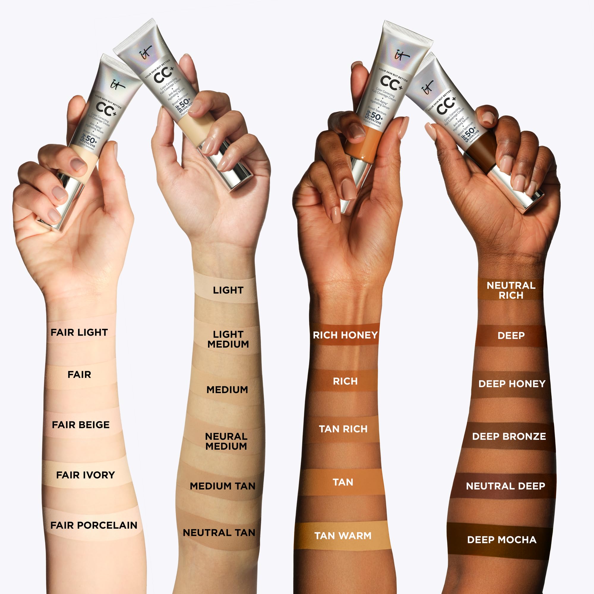Foto 6 pulgar | Cc+ Cream It Cosmetics Your Skin But Better Tan Caliente (32 Ml) - Venta Internacional.