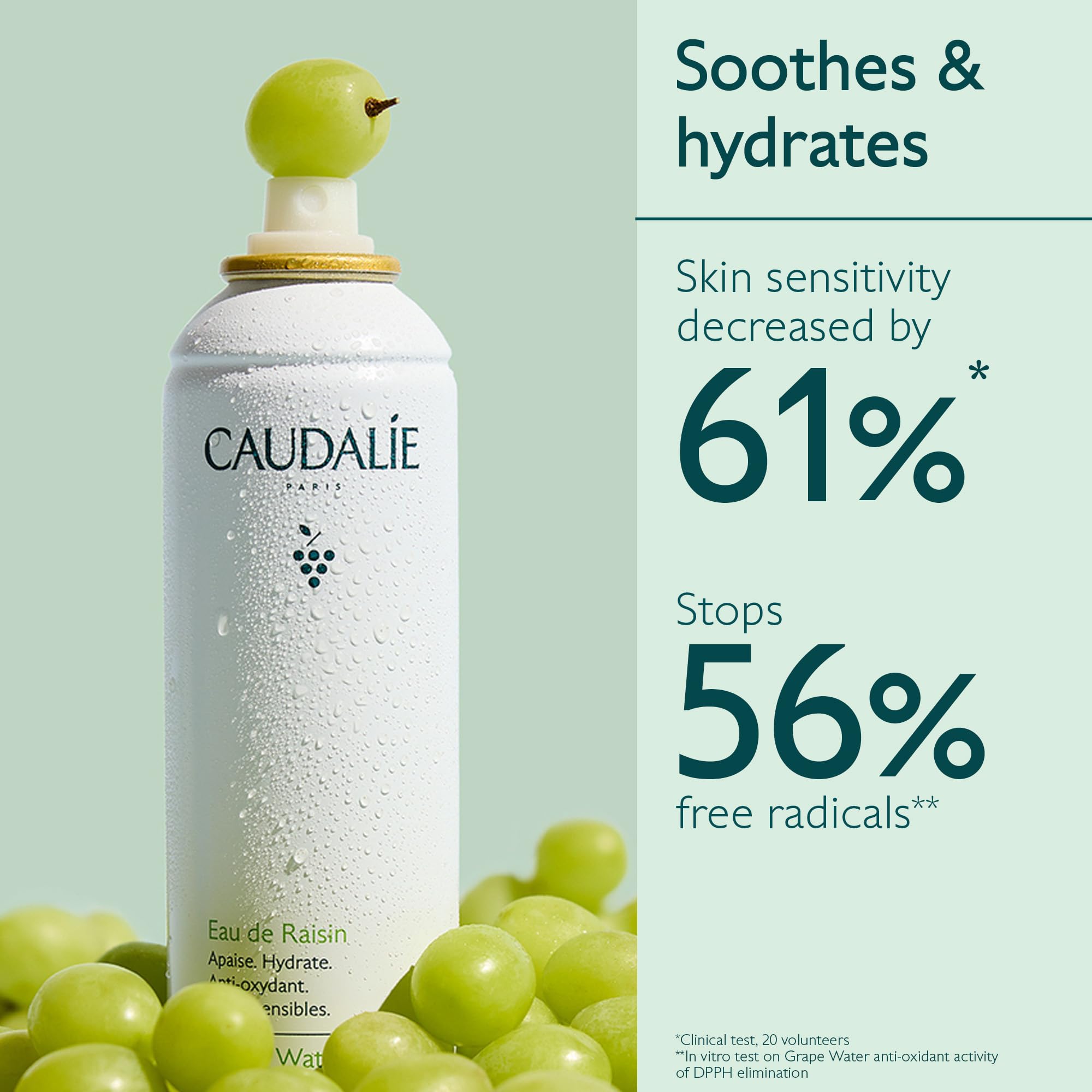 Foto 6 pulgar | Bruma Facial Hidratante Caudalie Grape Water For Face 200 Ml - Venta Internacional.