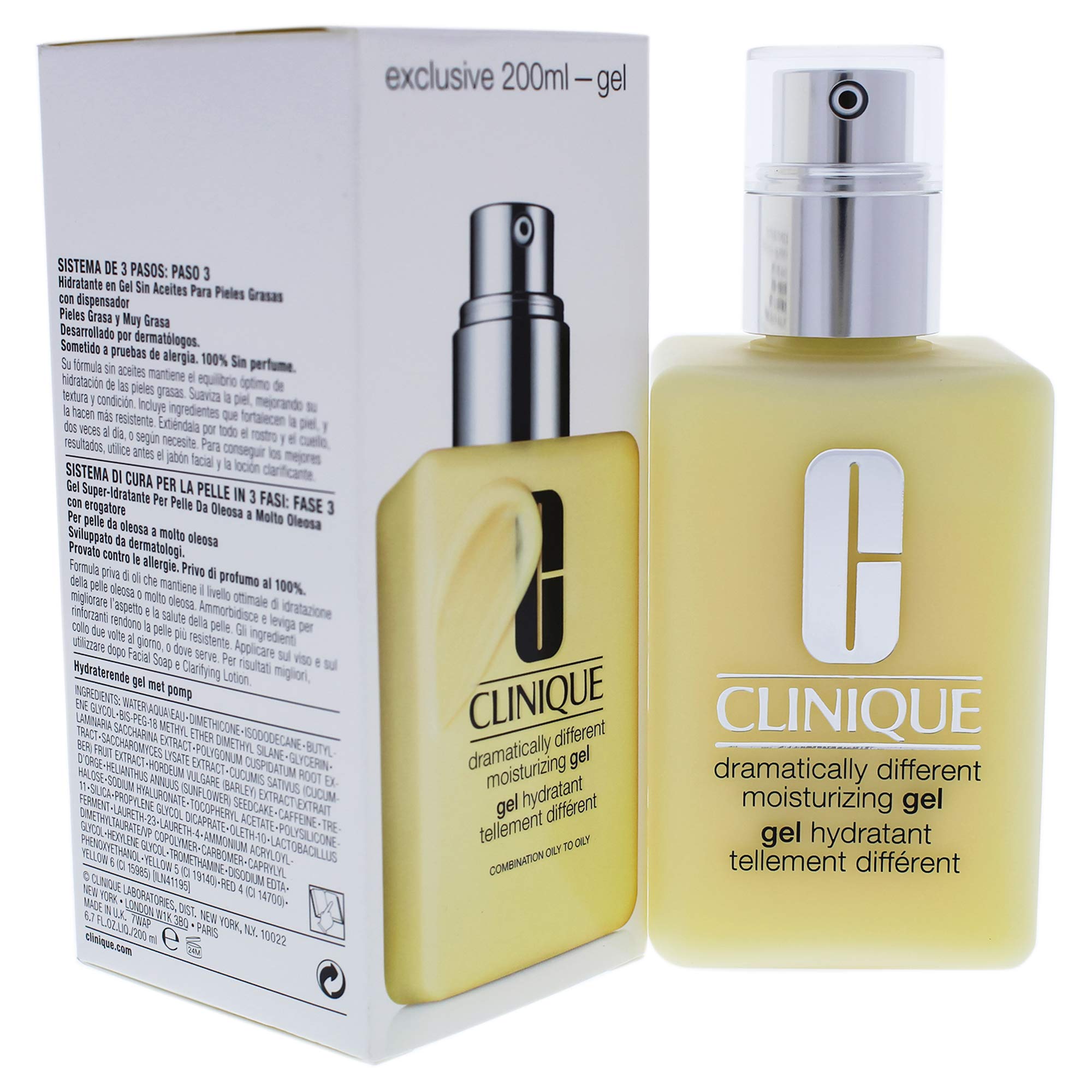 Gel Hidratante Clinique Dramáticamente Different, 200 Ml, Unisex - Venta Internacional.