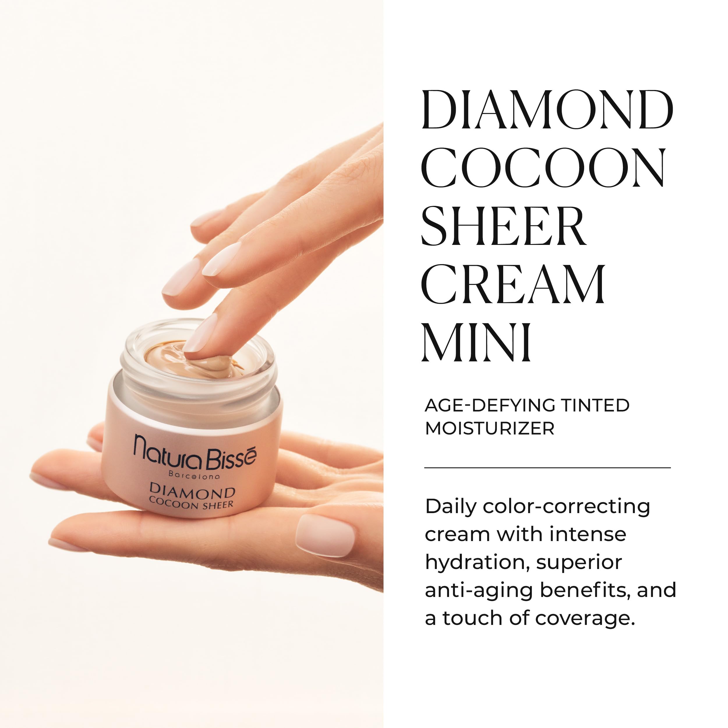 Foto 3 pulgar | Crema Hidratante Natura Bissé Diamond Cocoon Sheer Cream 15 Ml - Venta Internacional.