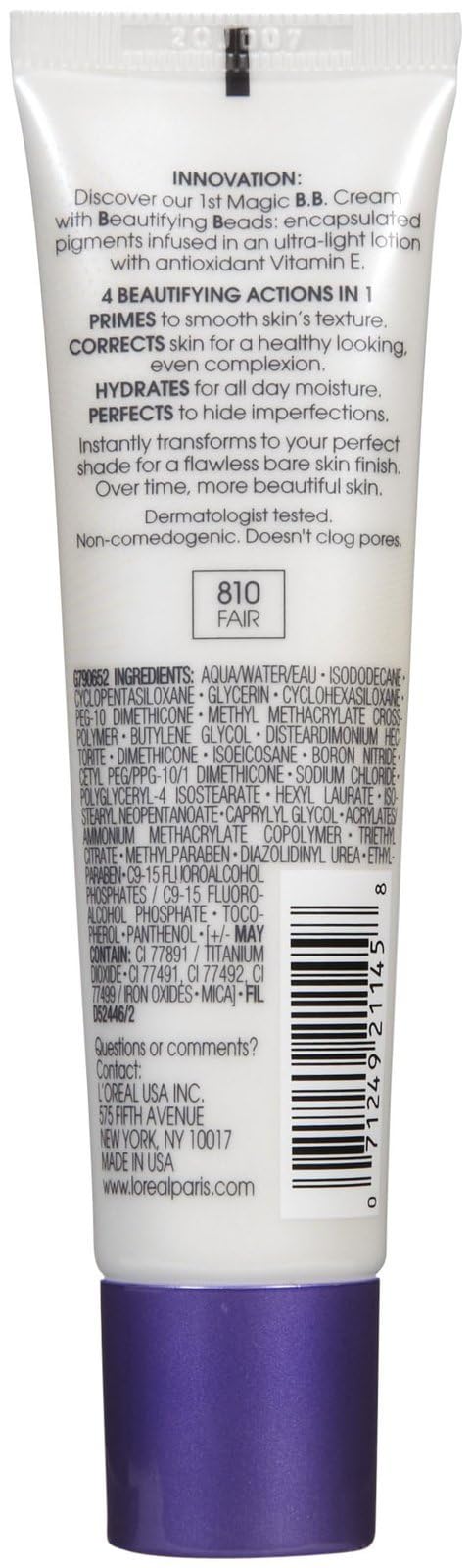 Foto 3 pulgar | Crema Bb L'oréal Paris Magic Skin Beautifier Fair 30 Ml - Venta Internacional.