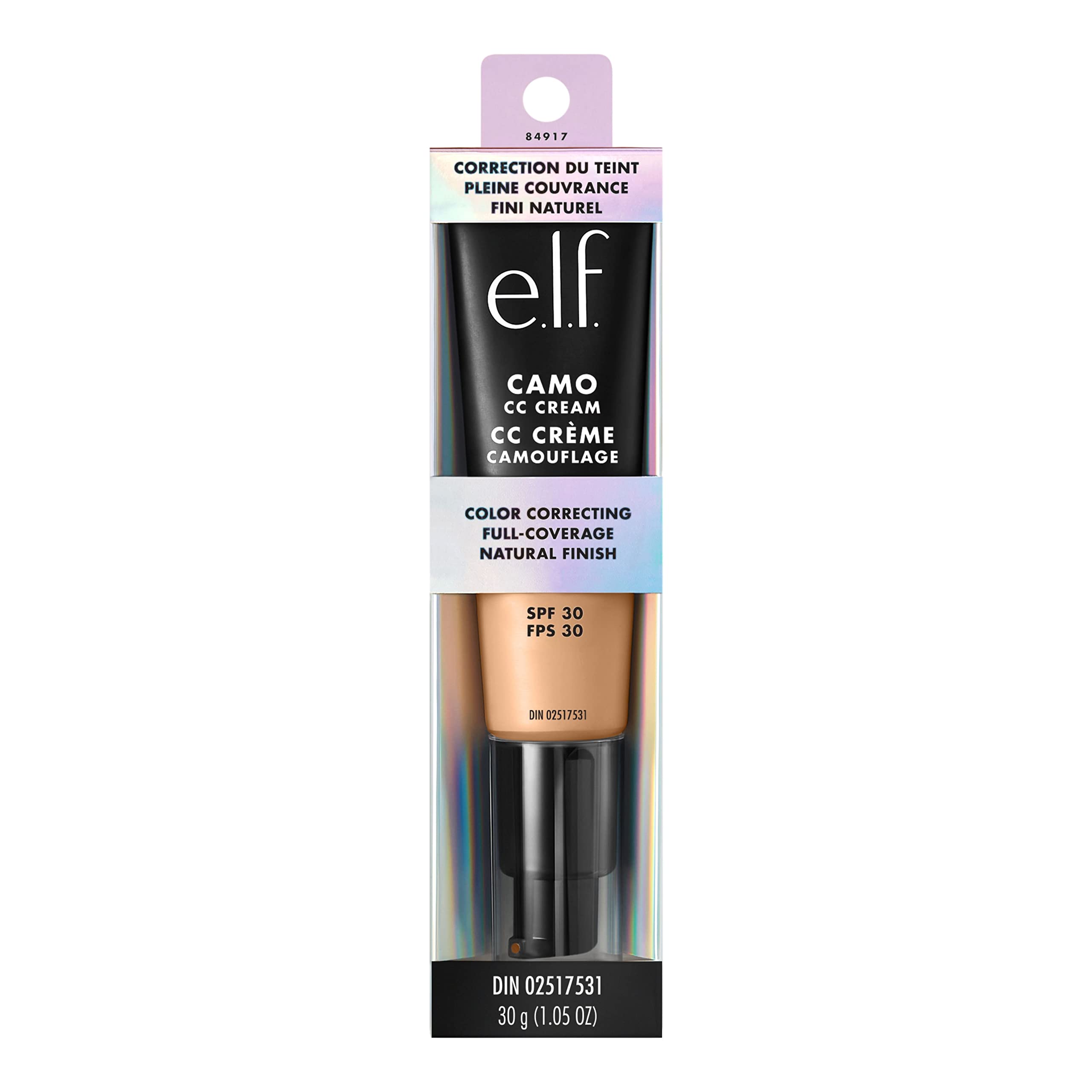Foto 8 pulgar | Base Correctora De Color Cc Cream E.l.f. Camo, Spf30, 30 Ml - Venta Internacional.